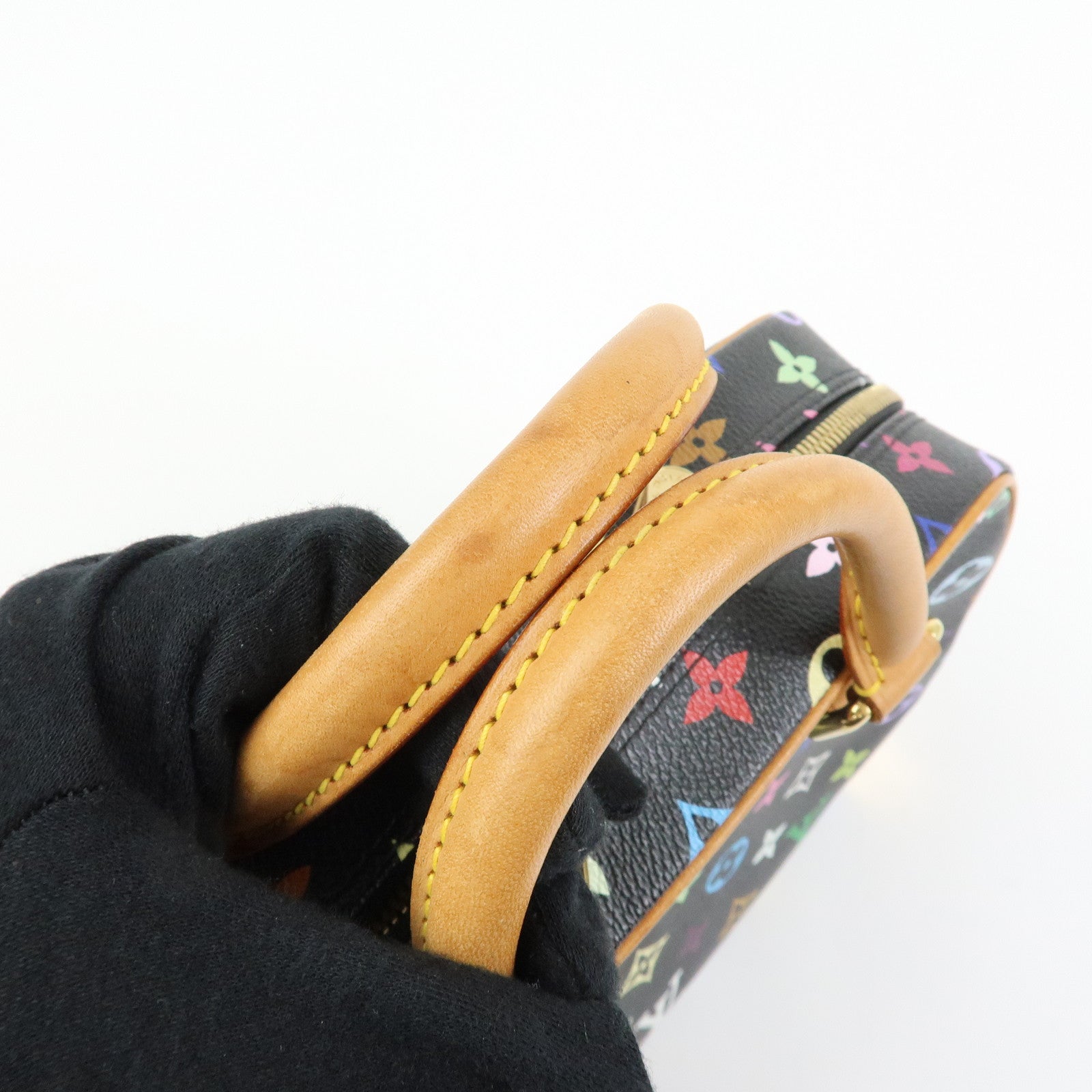 Louis Vuitton Monogram Trouville Multicolor Hand Bag Noir M92662