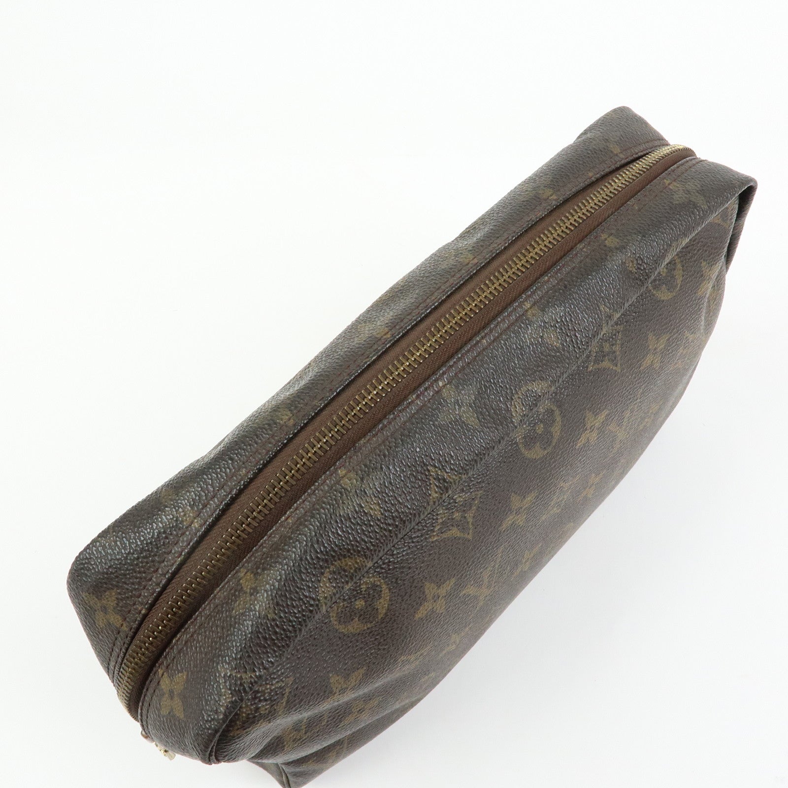 Louis Vuitton Monogram Trousse Toilette 28 Pouch Brown M47522