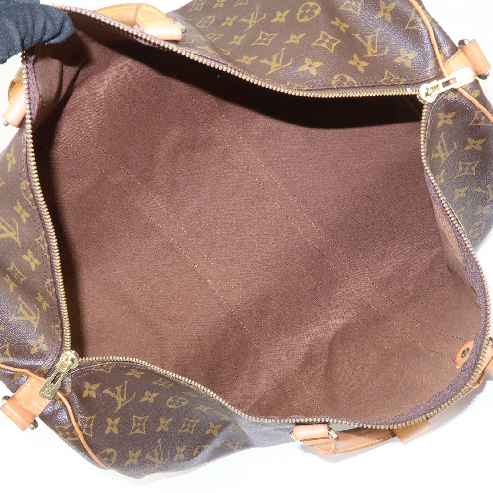 Louis Vuitton Monogram Keep All Bandouliere 55 Boston Bag M41414