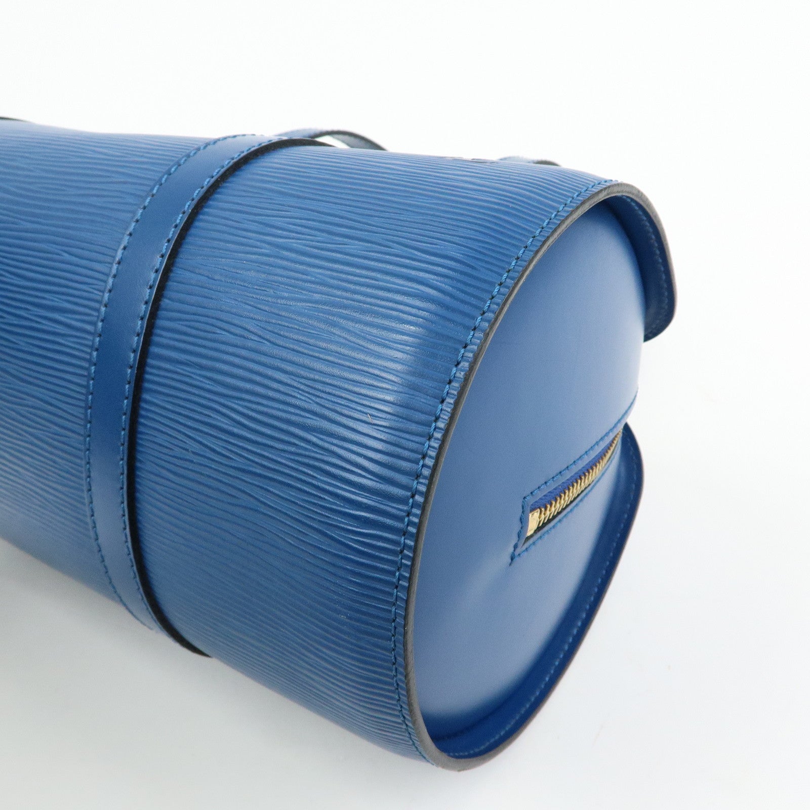 Louis Vuitton Epi Soufflot Shoulder Bag Hand Bag Toledo Blue M52225