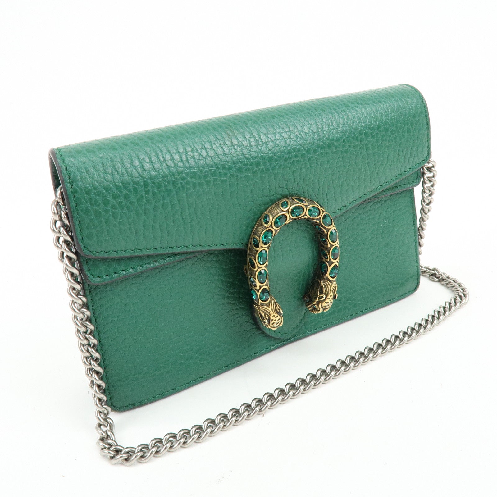 GUCCI Dionysus Super Mini Bag Leather Chain Shoulder Bag 476432