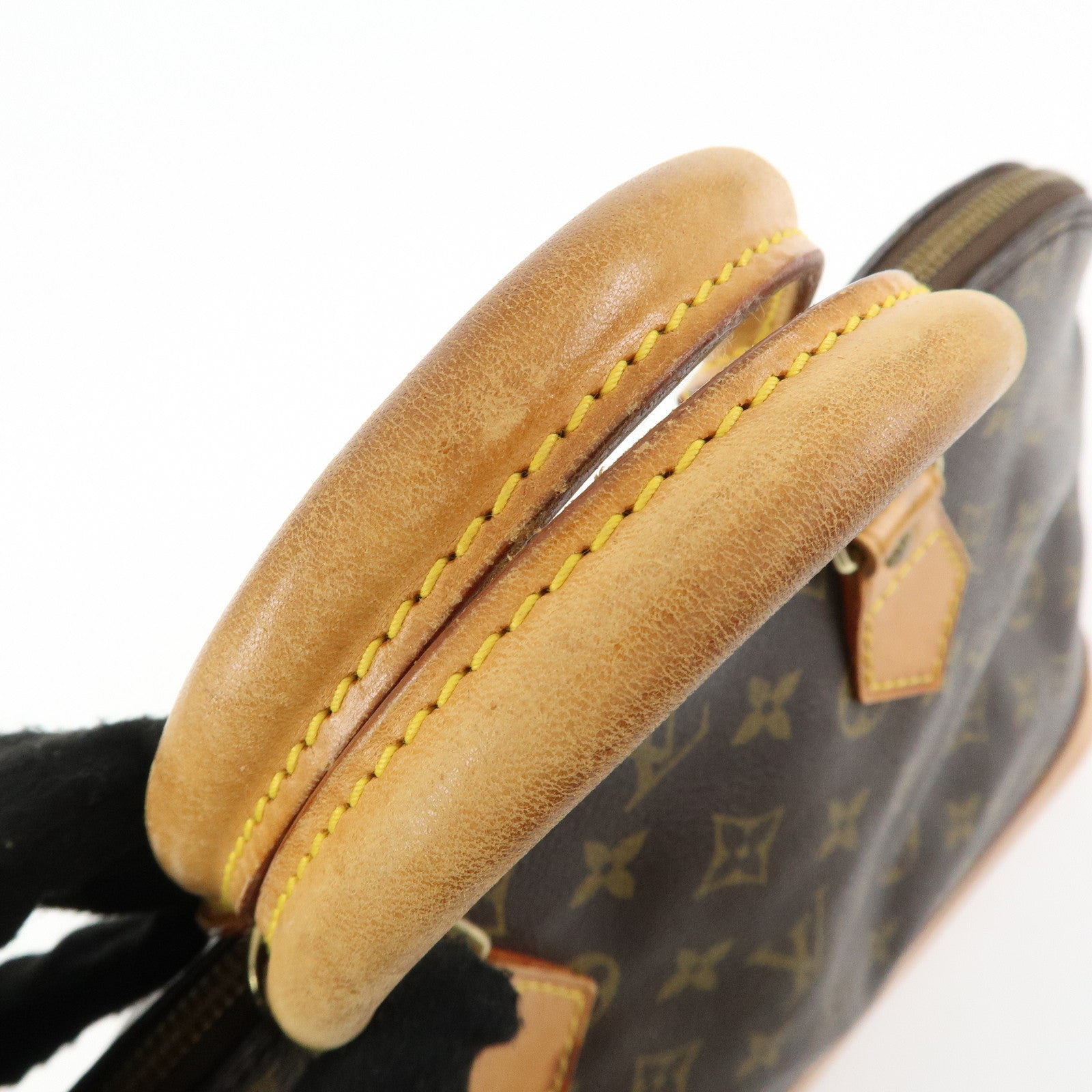 Louis Vuitton Monogram Alma Hand Bag Brown M51130