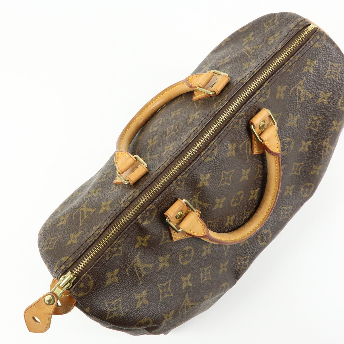 Louis Vuitton Monogram Speedy 35 Boston Bag Hand Bag Brown M41524