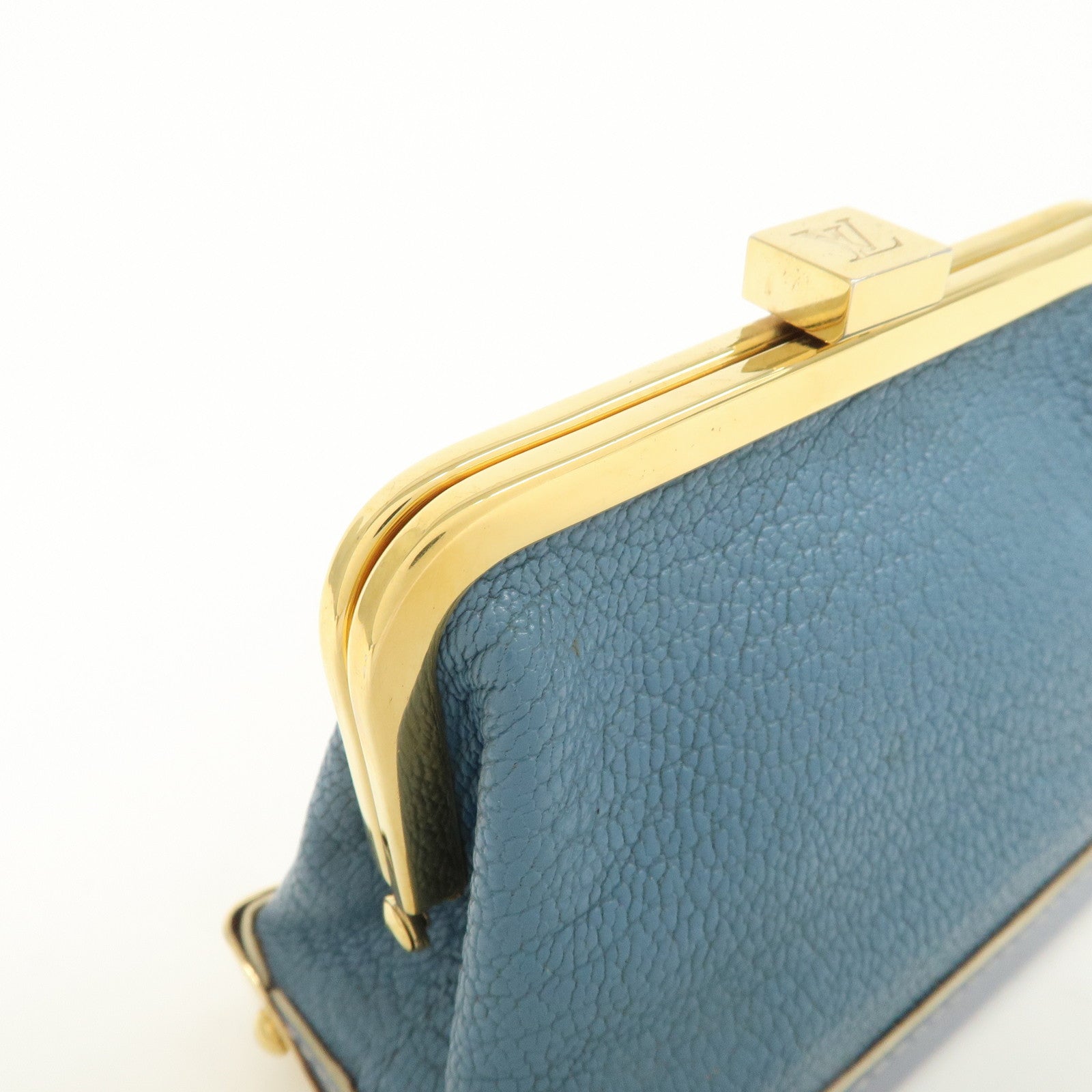 Louis Vuitton Suhari Porte Monnaie Viennois Coin Case Blue M91833