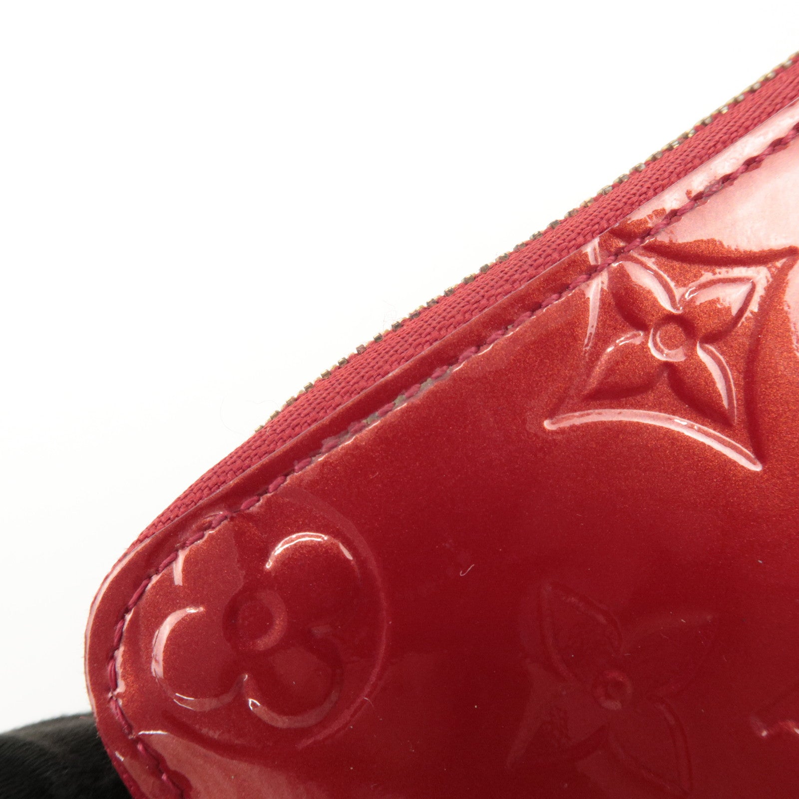 Louis Vuitton Monogram Vernis Zippy Coin Purse Pomme d'Amour M93608 Used