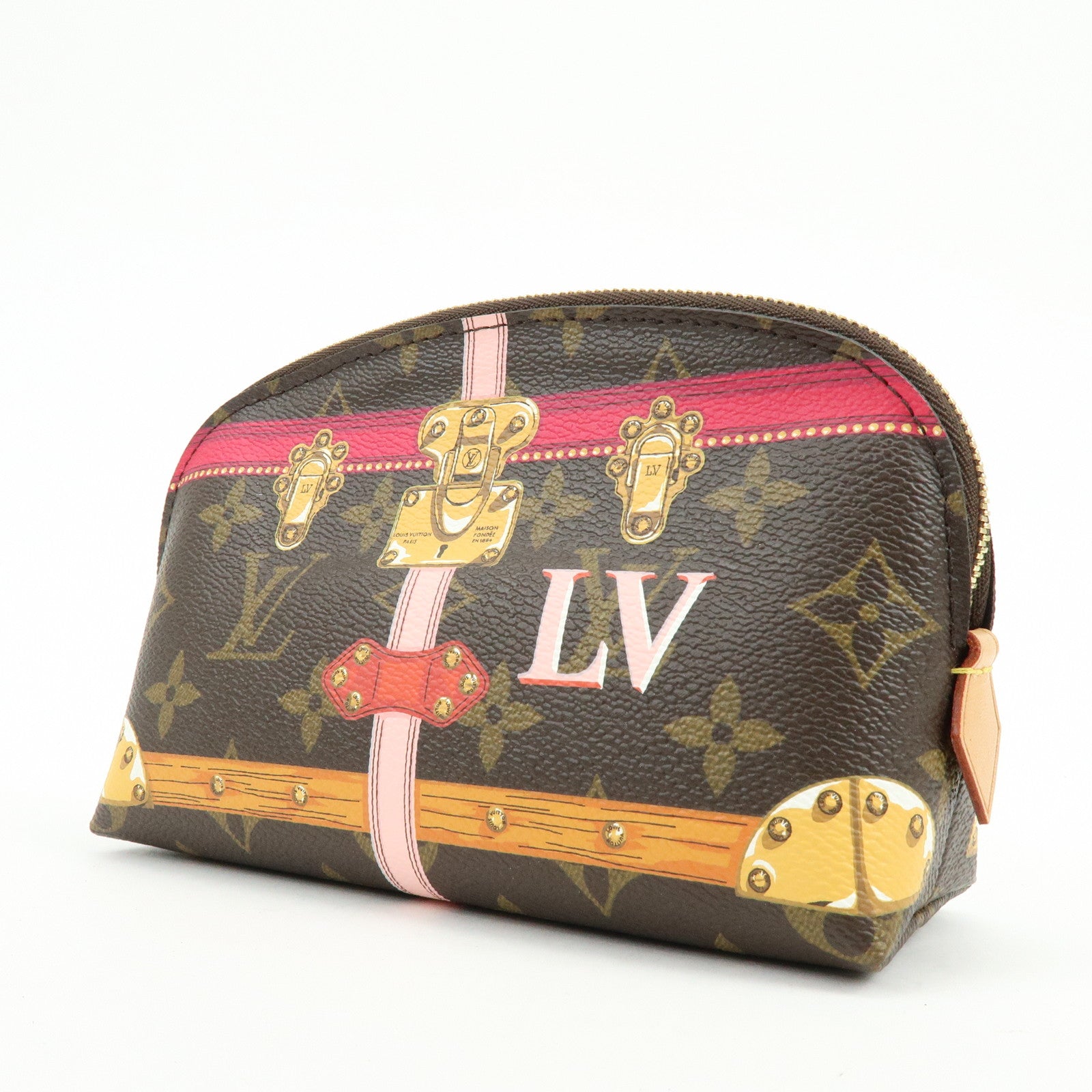 Louis Vuitton Monogram Summer Trunk Collection Pochette Cosmetic