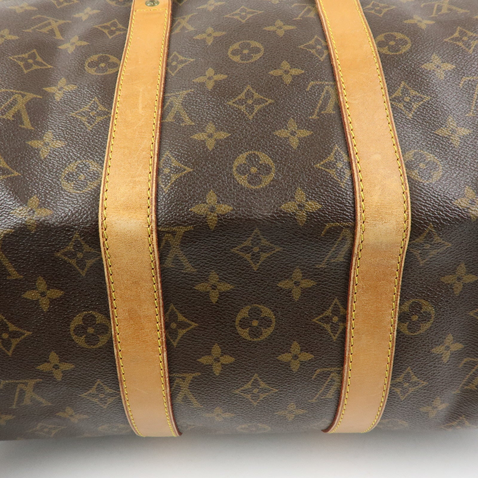 Louis Vuitton Monogram Keep All 45 Boston Bag Brown M41428