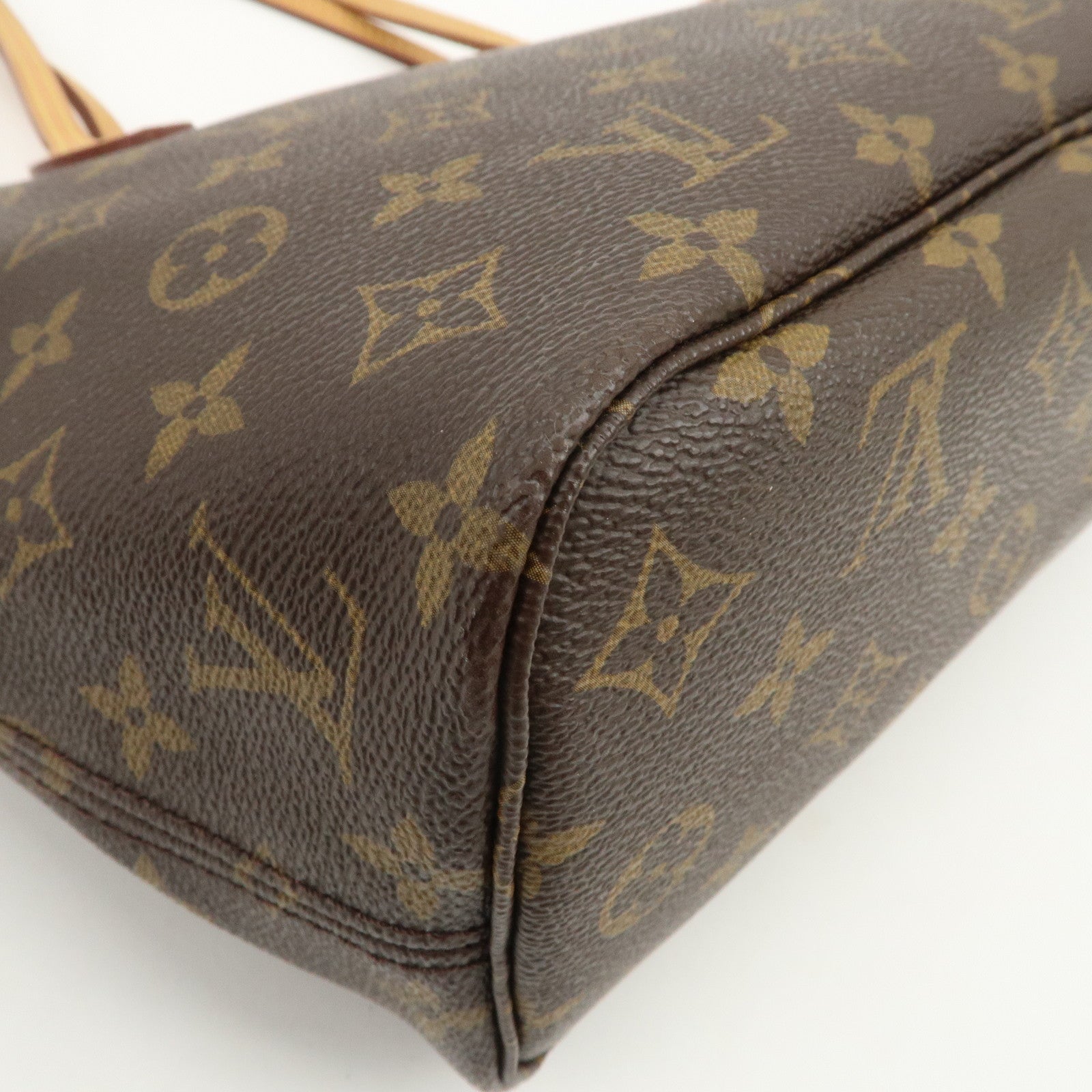 Louis Vuitton Monogram Neverfull PM Tote Bag Brown M41245