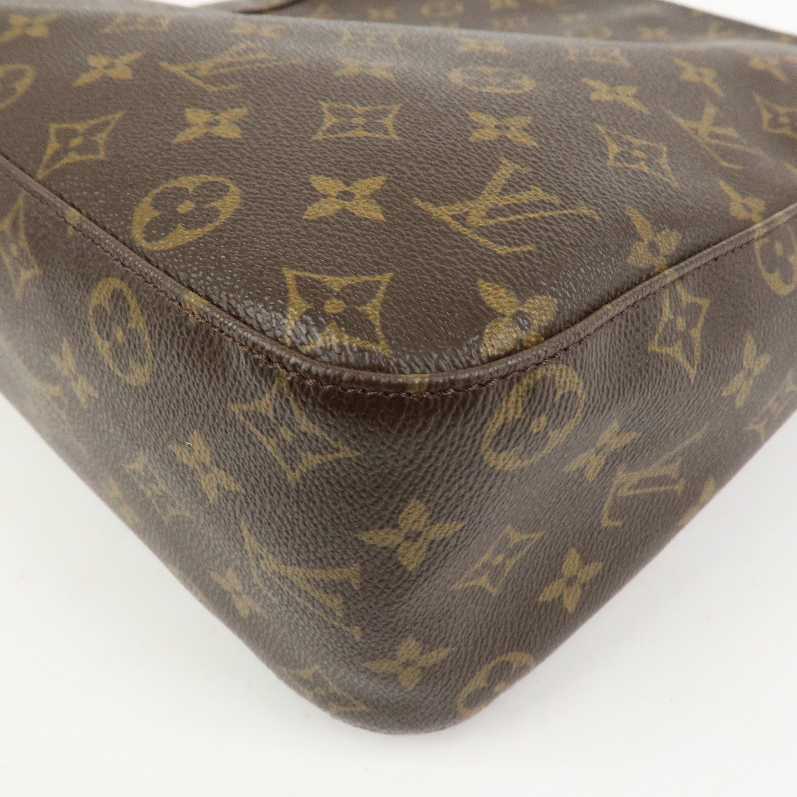Louis Vuitton Monogram Canvas Looping GM Shoulder Bag Brown M51145