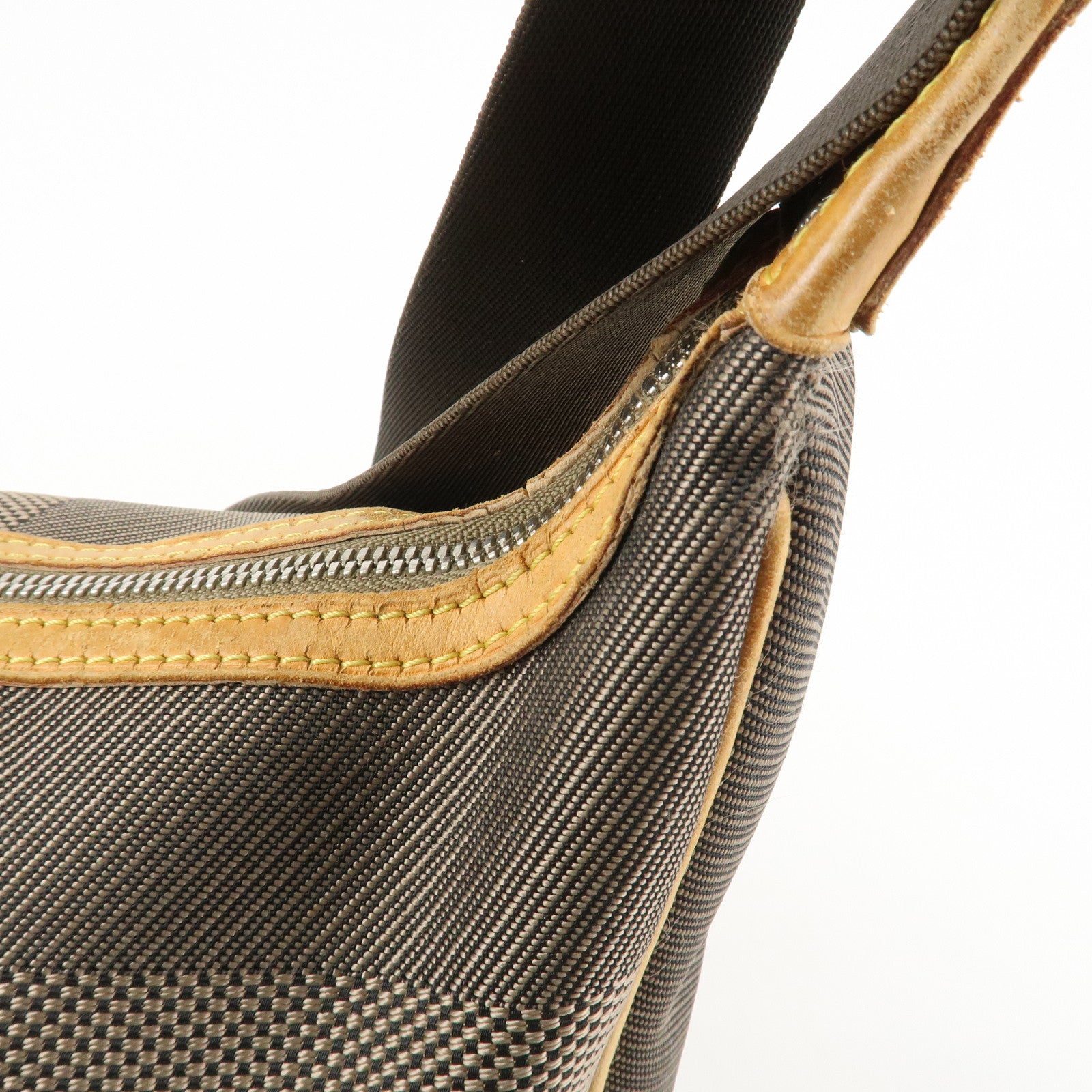 Louis Vuitton Damier Geant Explorer La Tour Shoulder Bag Terre M93615 Used