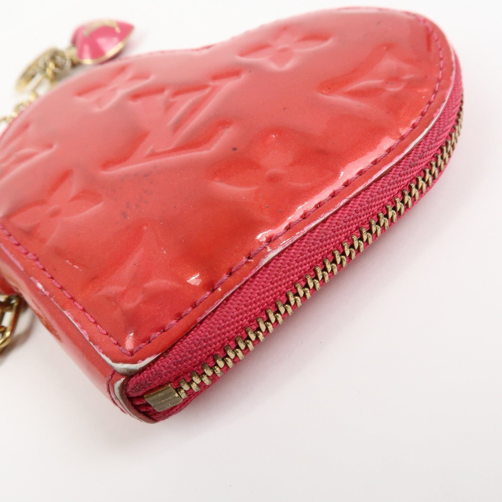Louis Vuitton Monogram Vernis Porte Monnaie Coeur Coin Case M93657