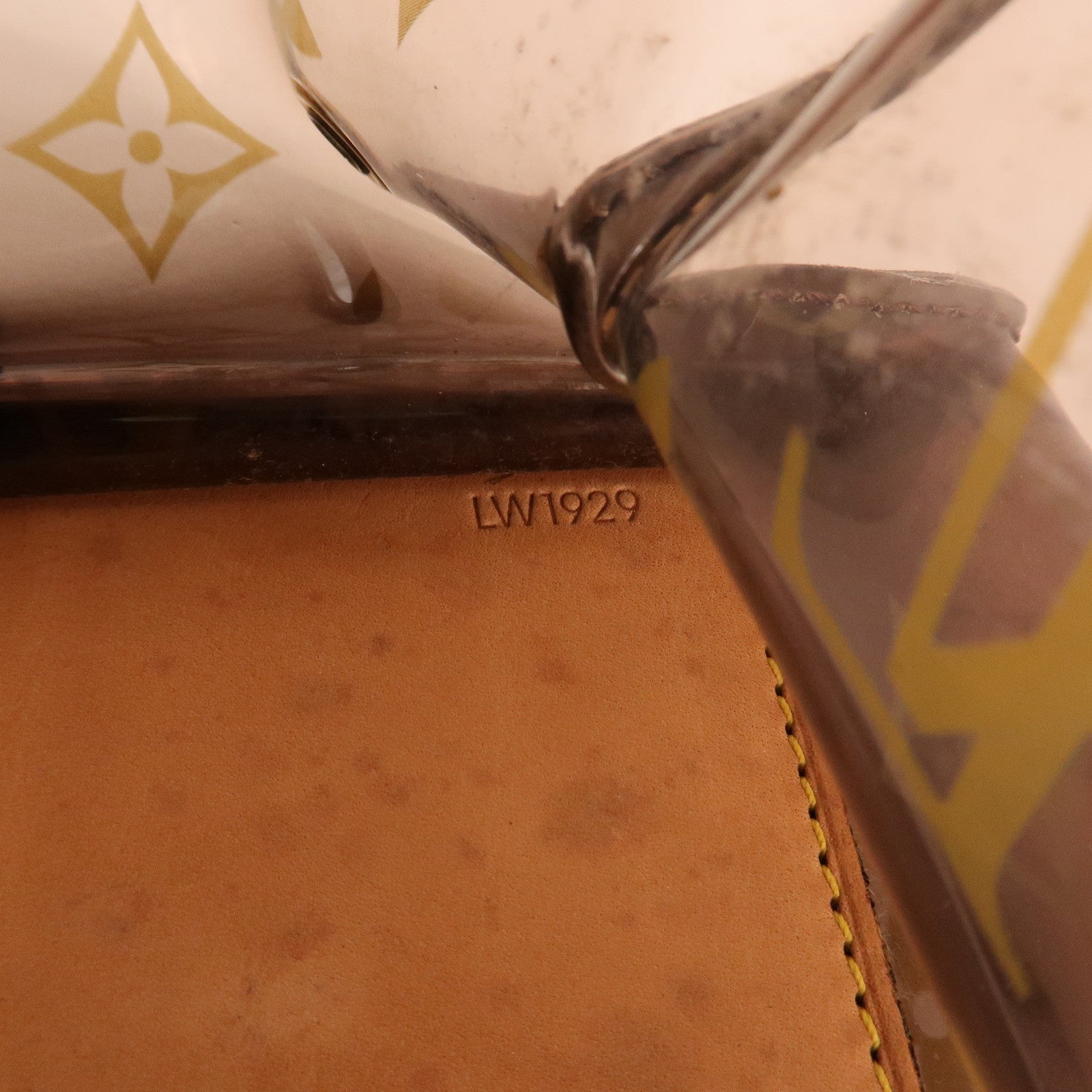 Louis Vuitton Monogram Cabas Cruise Vinyl Tote Bag Brown M50500 Used