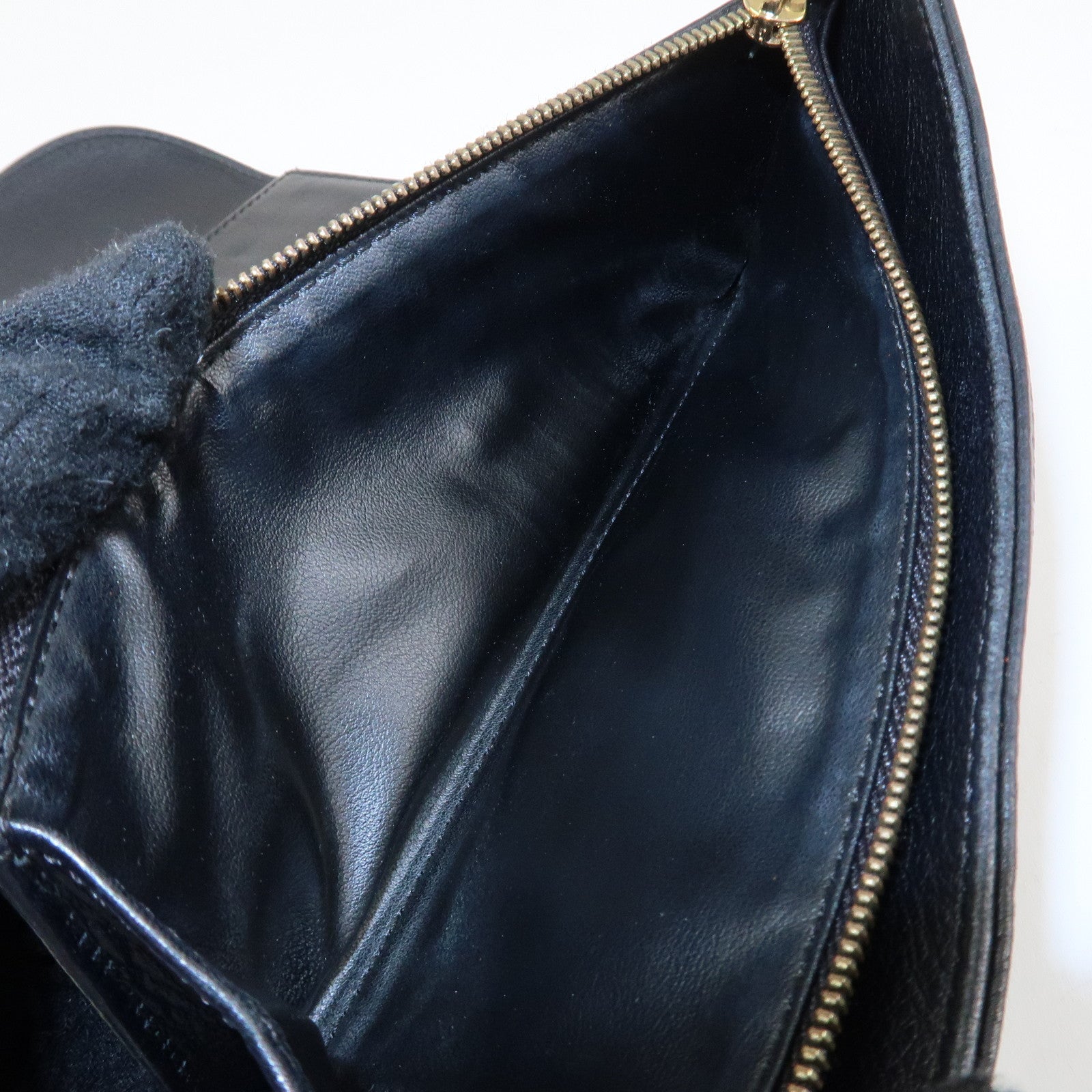 Louis Vuitton Monogram Mahina Portefeuilles Amelia Wallet Noir M95549 Used