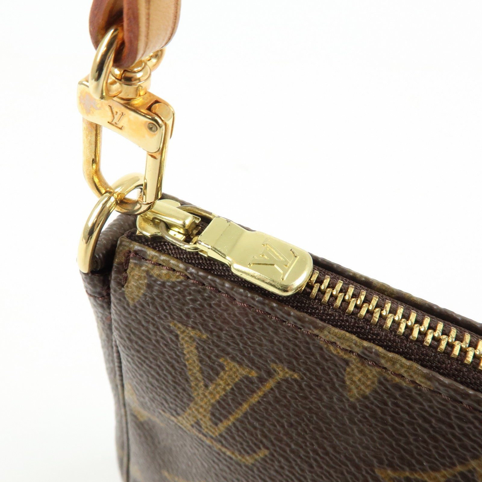 Louis Vuitton Monogram Pochette Accessoires Pouch Hand Bag M51980
