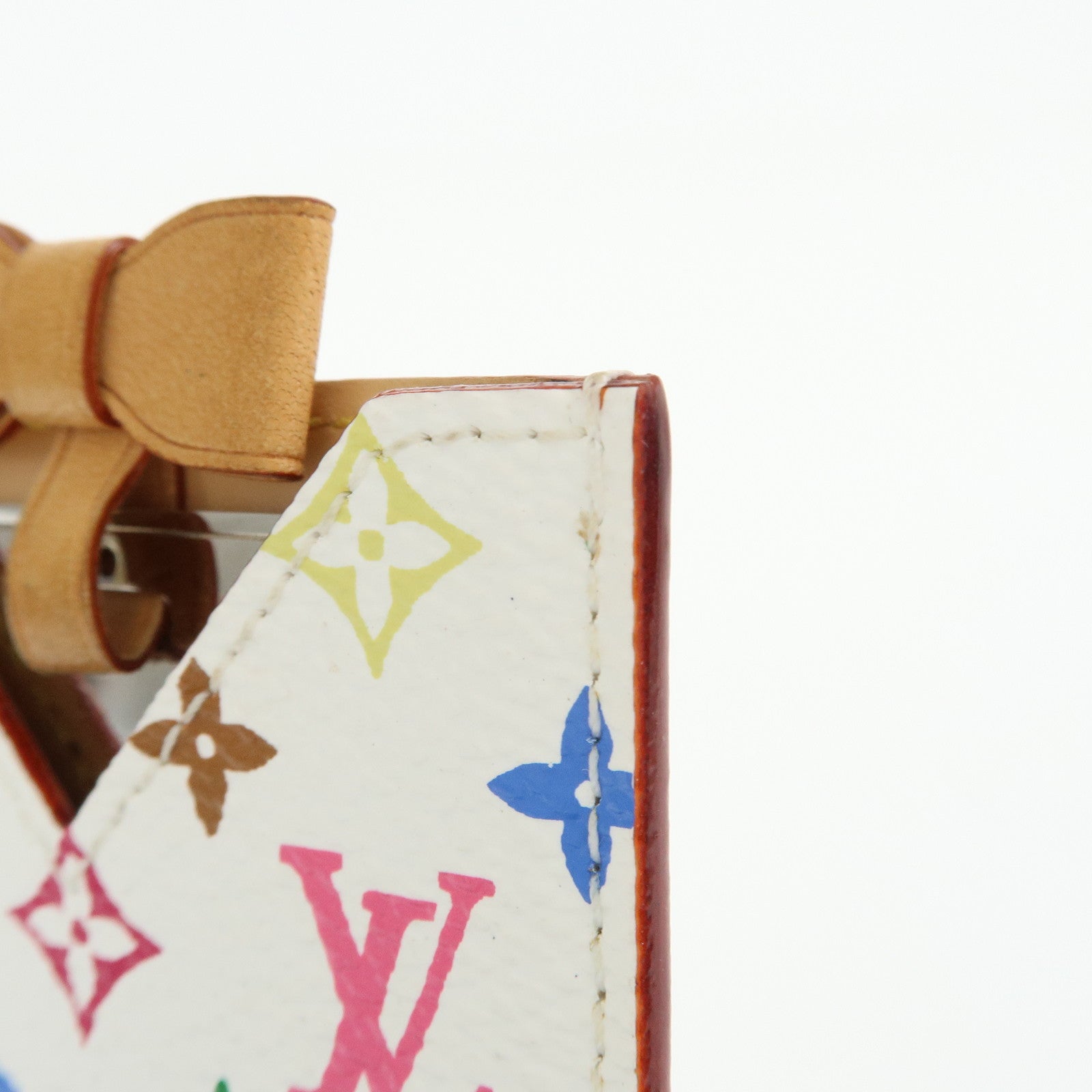 Louis Vuitton Monogram Étui Miroir Multicolor Blanc M92651