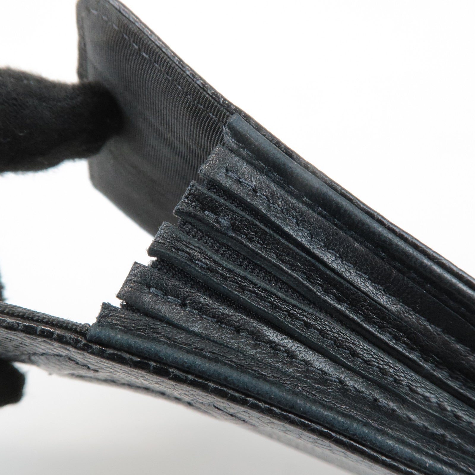 CHANEL COCO Mark Caviarskin Cell Phone Case Black Used