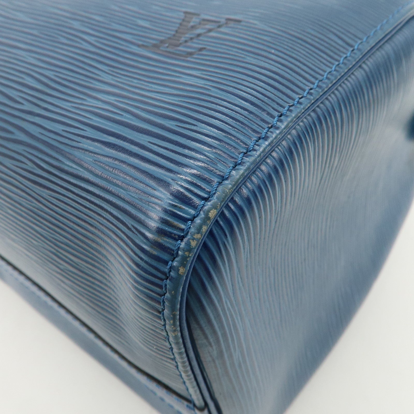 Louis Vuitton Epi Speedy 25 Hand Bag Boston Bag Toledo Blue M43015