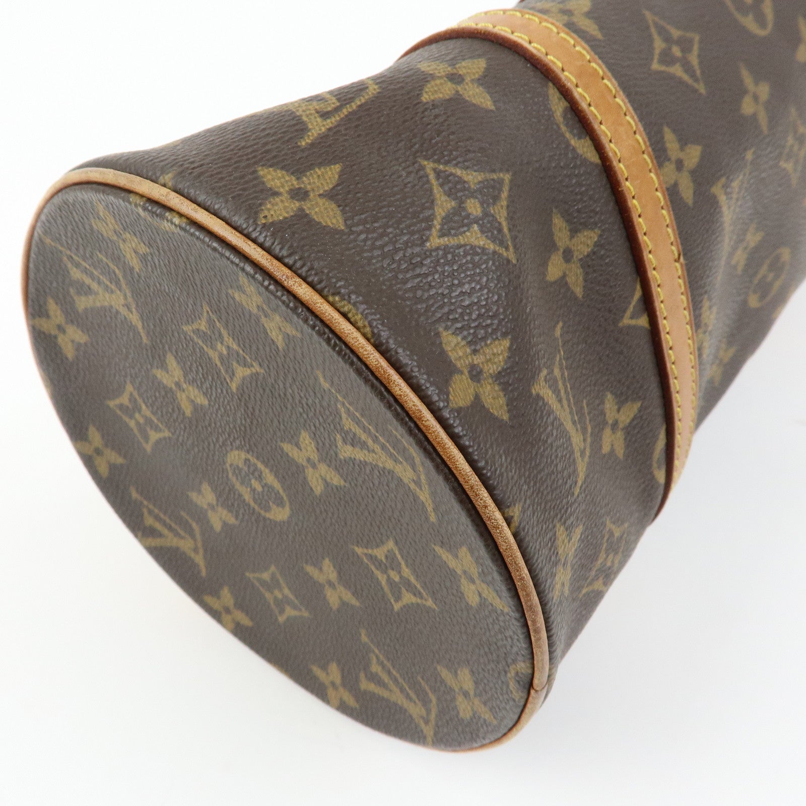 Louis Vuitton Monogram Papillon 30 Hand Bag Brown M51385