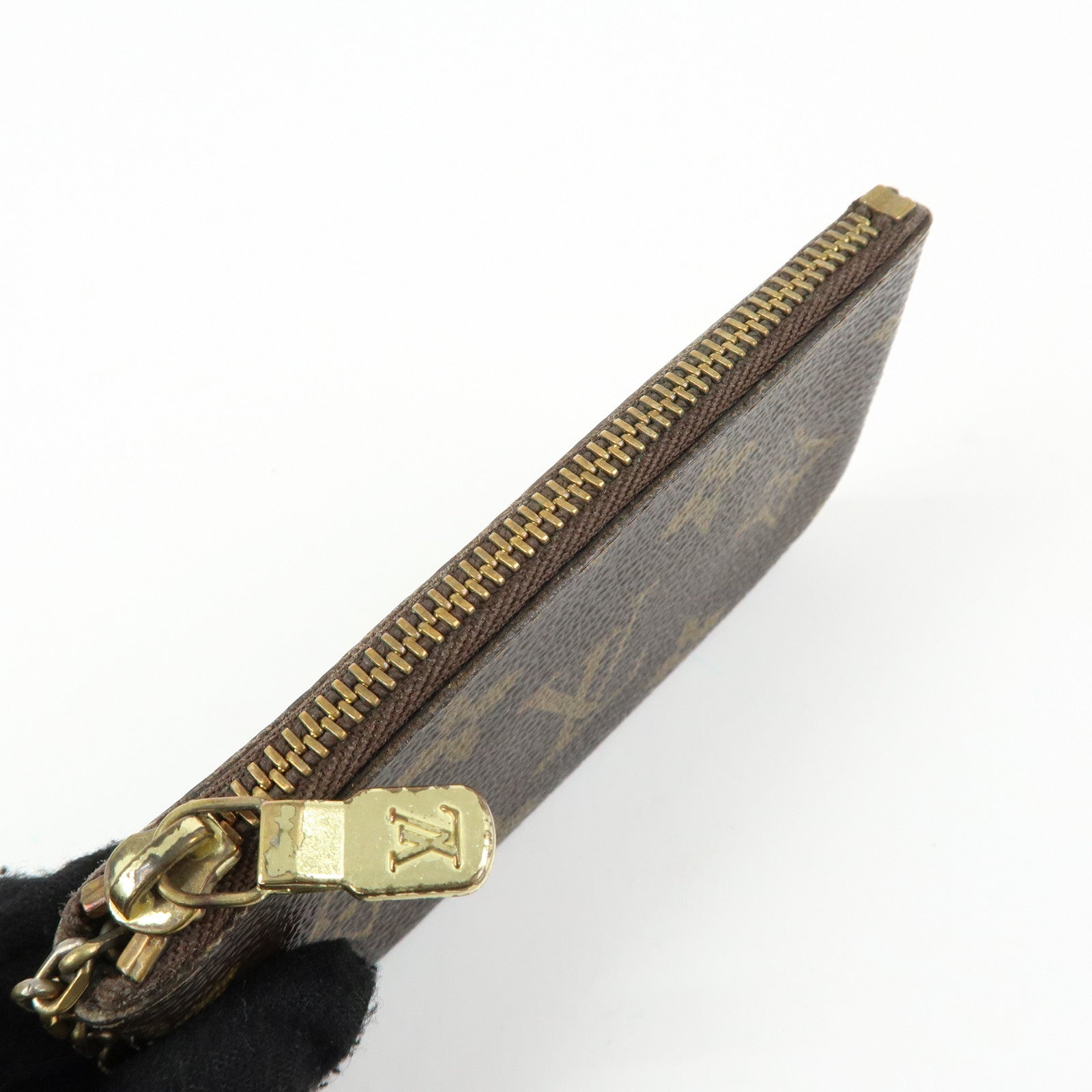 Louis Vuitton Monogram Pochette Cles Coin Case Key Case M62650