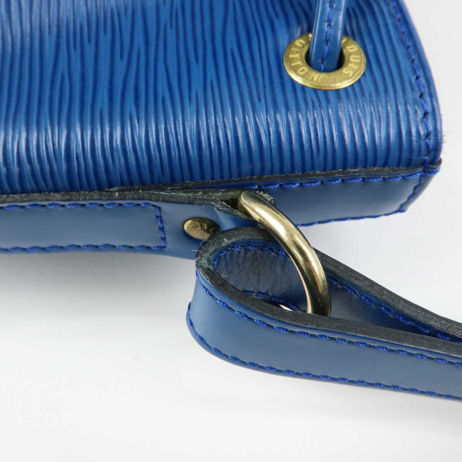 Louis Vuitton Epi Petit Noe Shoulder Hand Bag Toledo Blue M44105