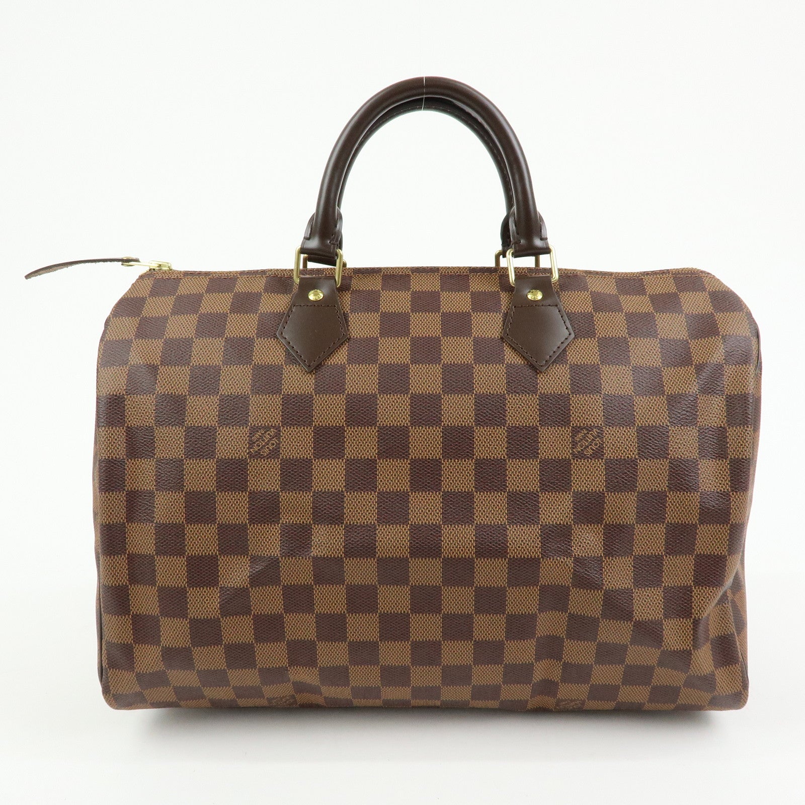 Louis Vuitton Damier Ebene Speedy 30 Boston Bag Hand Bag N41531