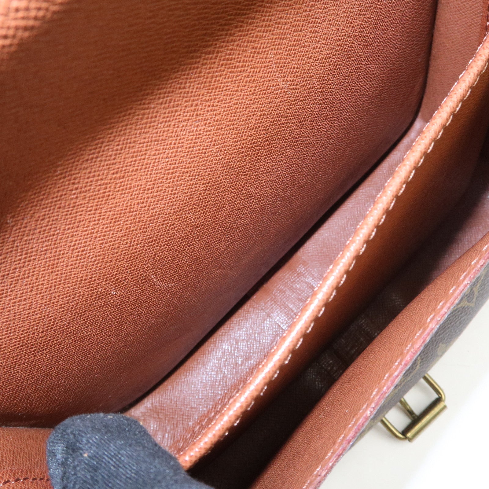 Louis Vuitton Monogram Cartouchiere MM Shoulder Bag M51253