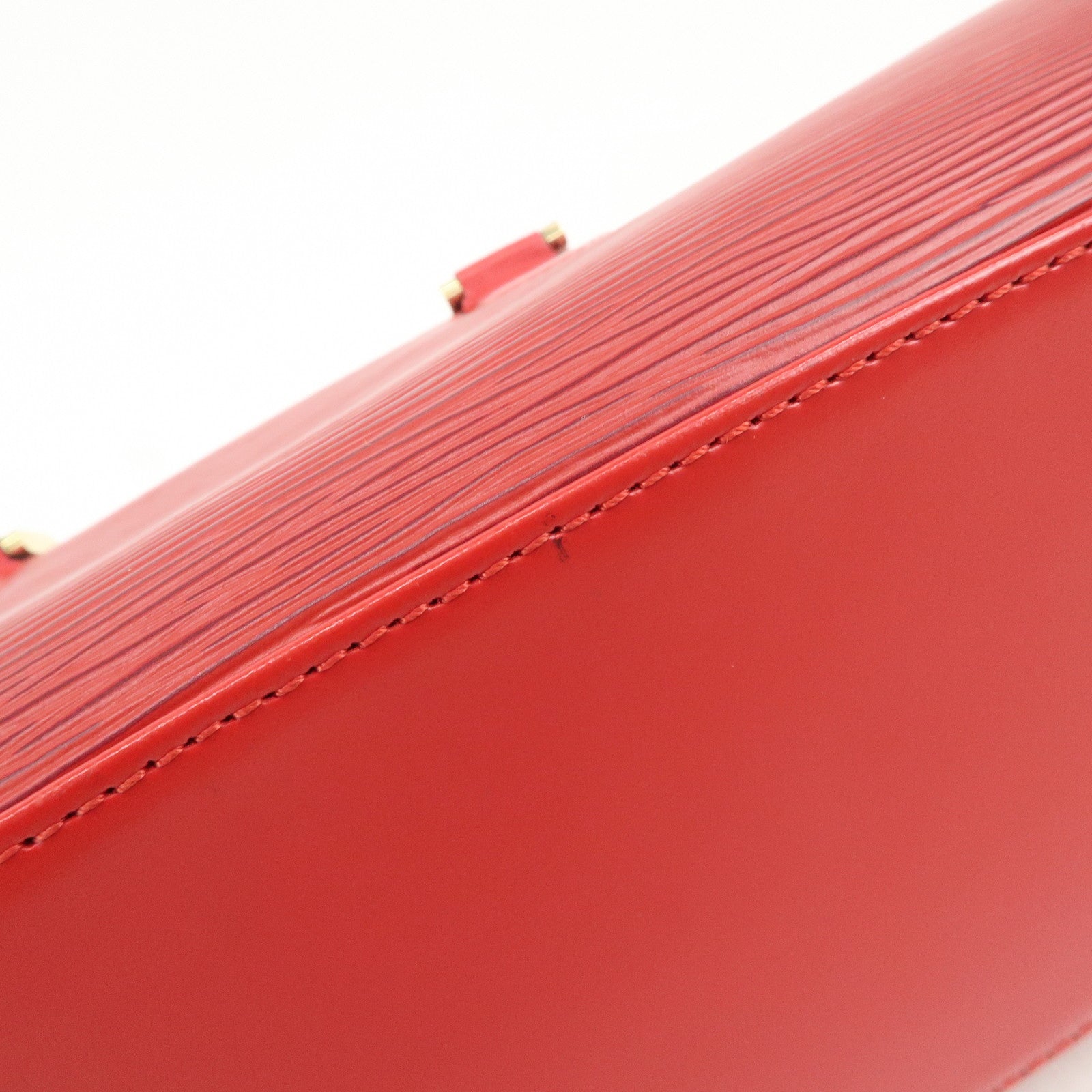 Louis Vuitton Epi Leather Jasmine Hand Bag Castilian Red M52087