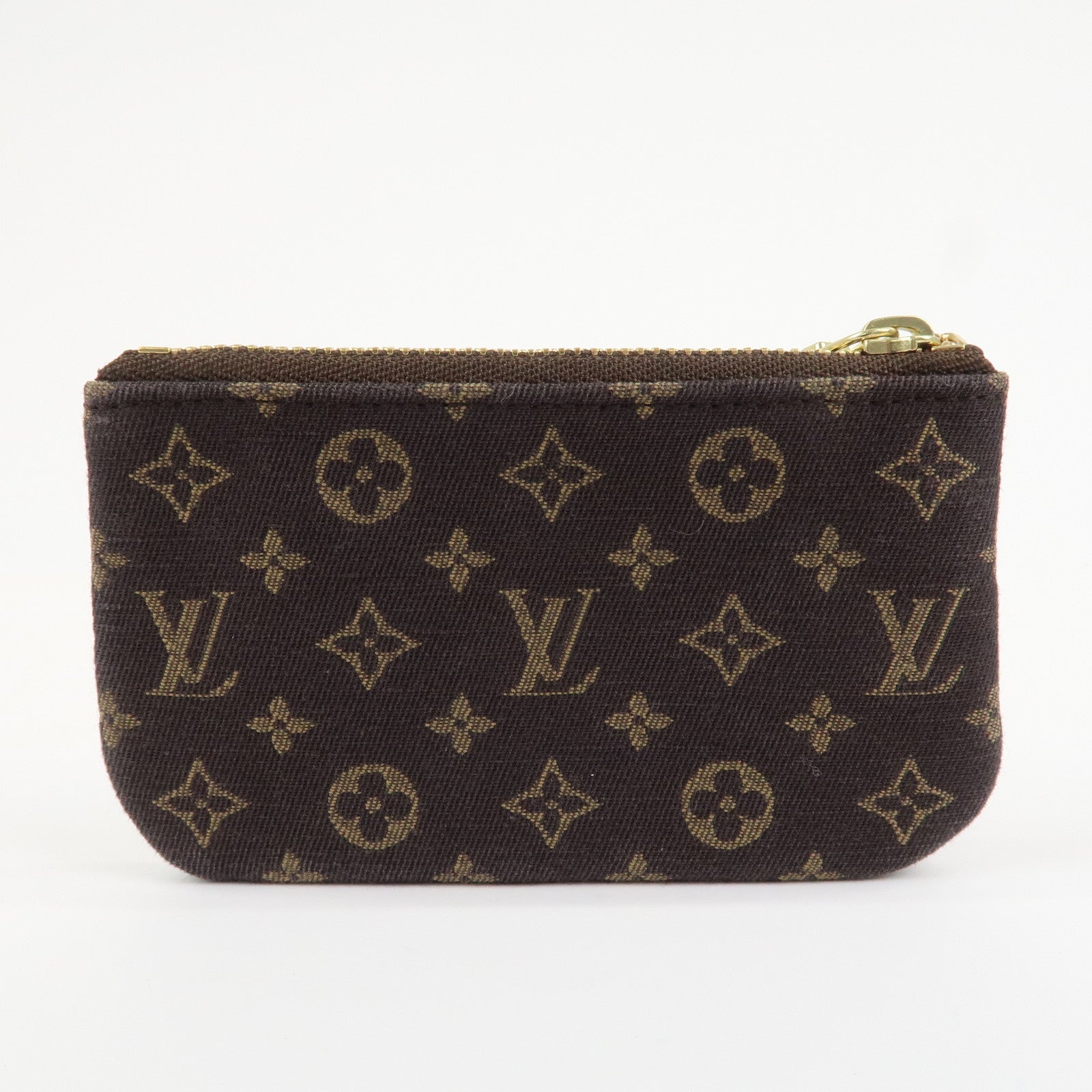 Louis Vuitton Monogram Mini Lin Pochette Cles Coin Case M95230