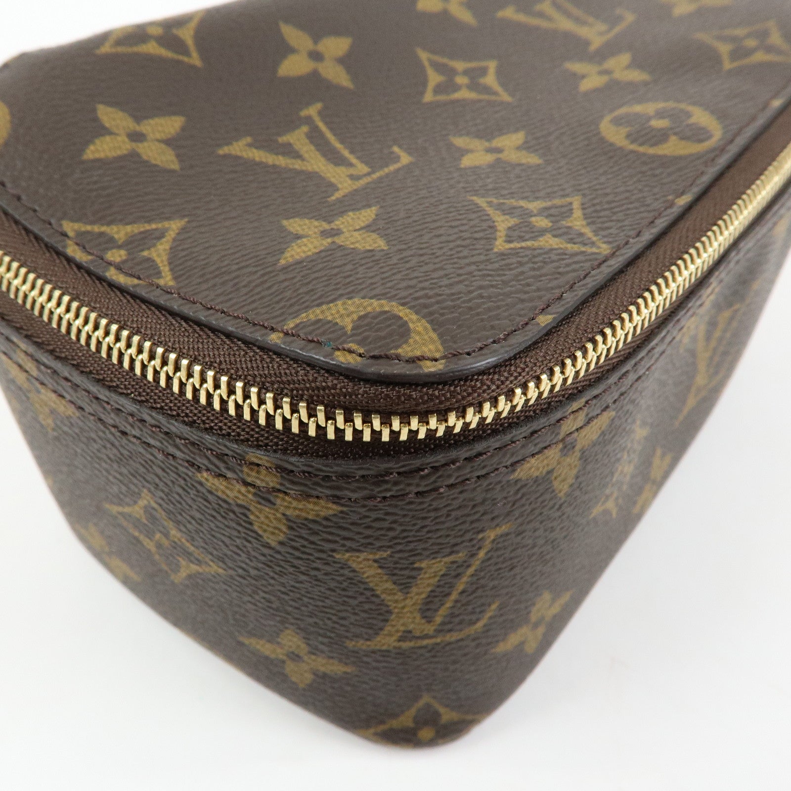 Louis Vuitton Monogram Cube de Rangement PM Pouch Brown M43688