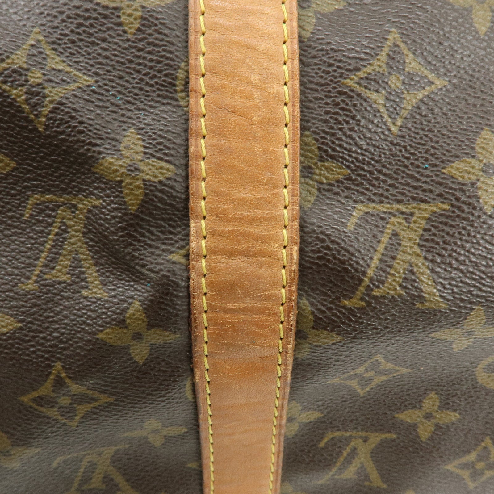 Louis Vuitton Monogram Sac Souple 45 Boston Bag Brown M41624