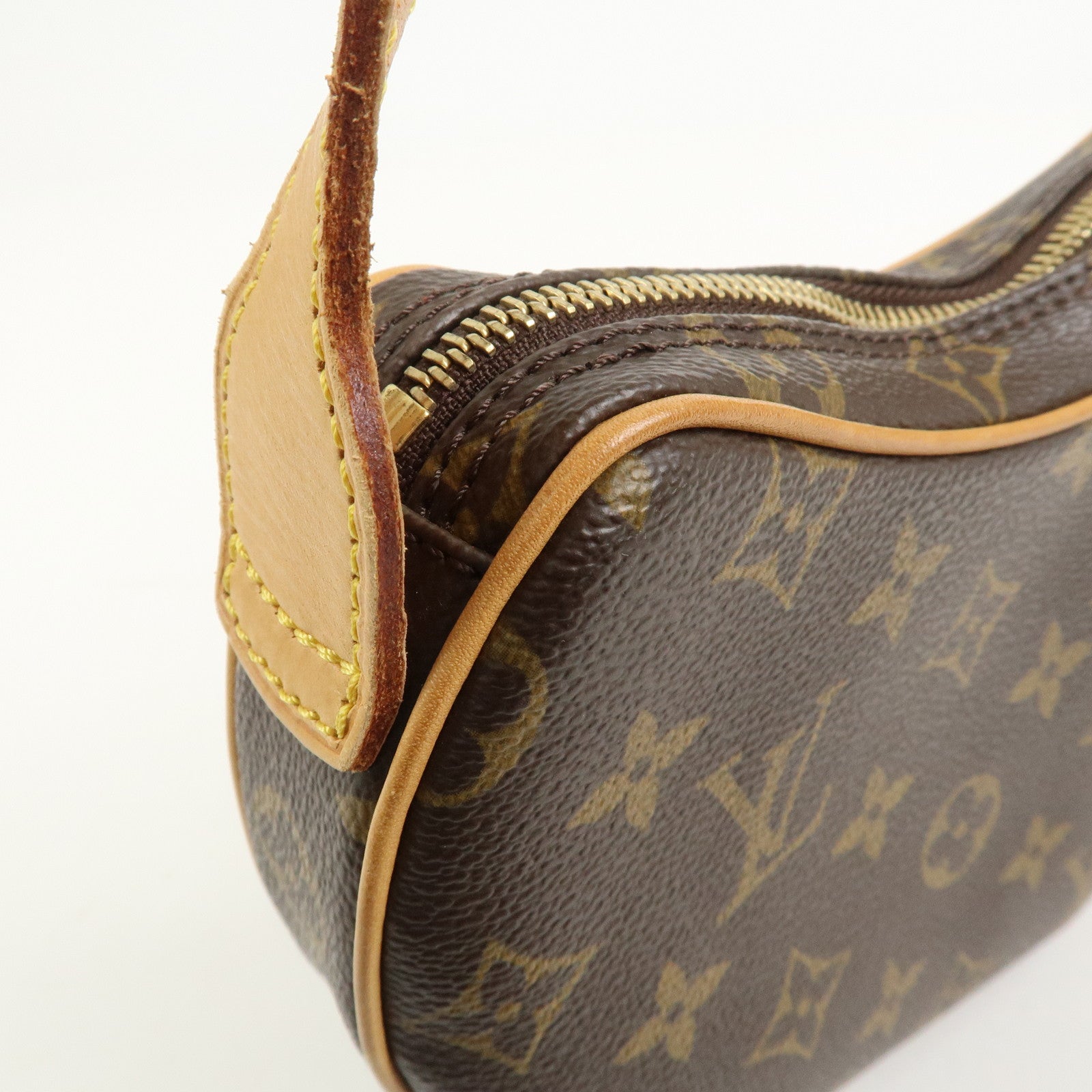 Louis Vuitton Monogram Pochette Croissant Shoulder Hand Bag M51510