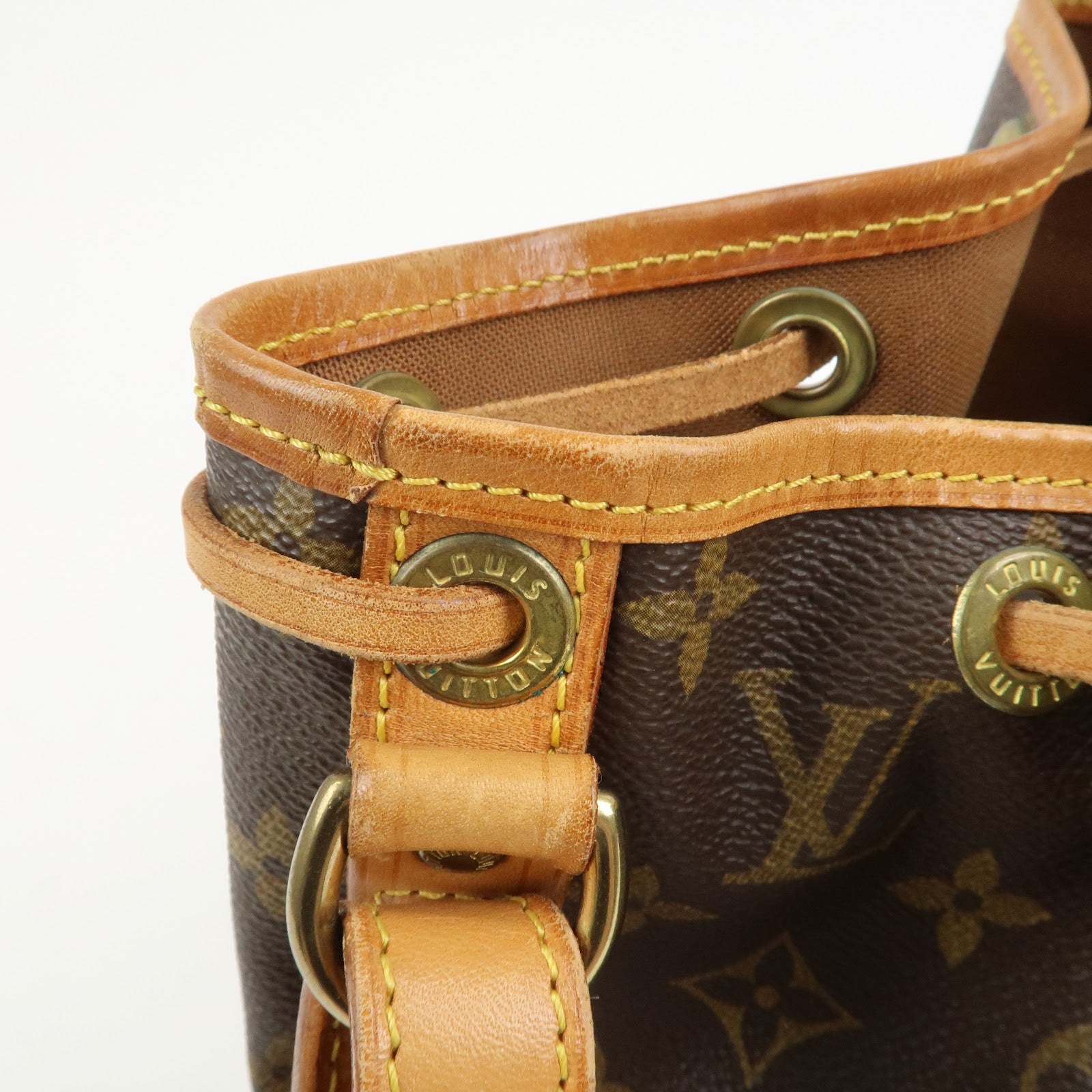 Louis Vuitton Monogram Petit Noe Shoulder Bag Brown M42226