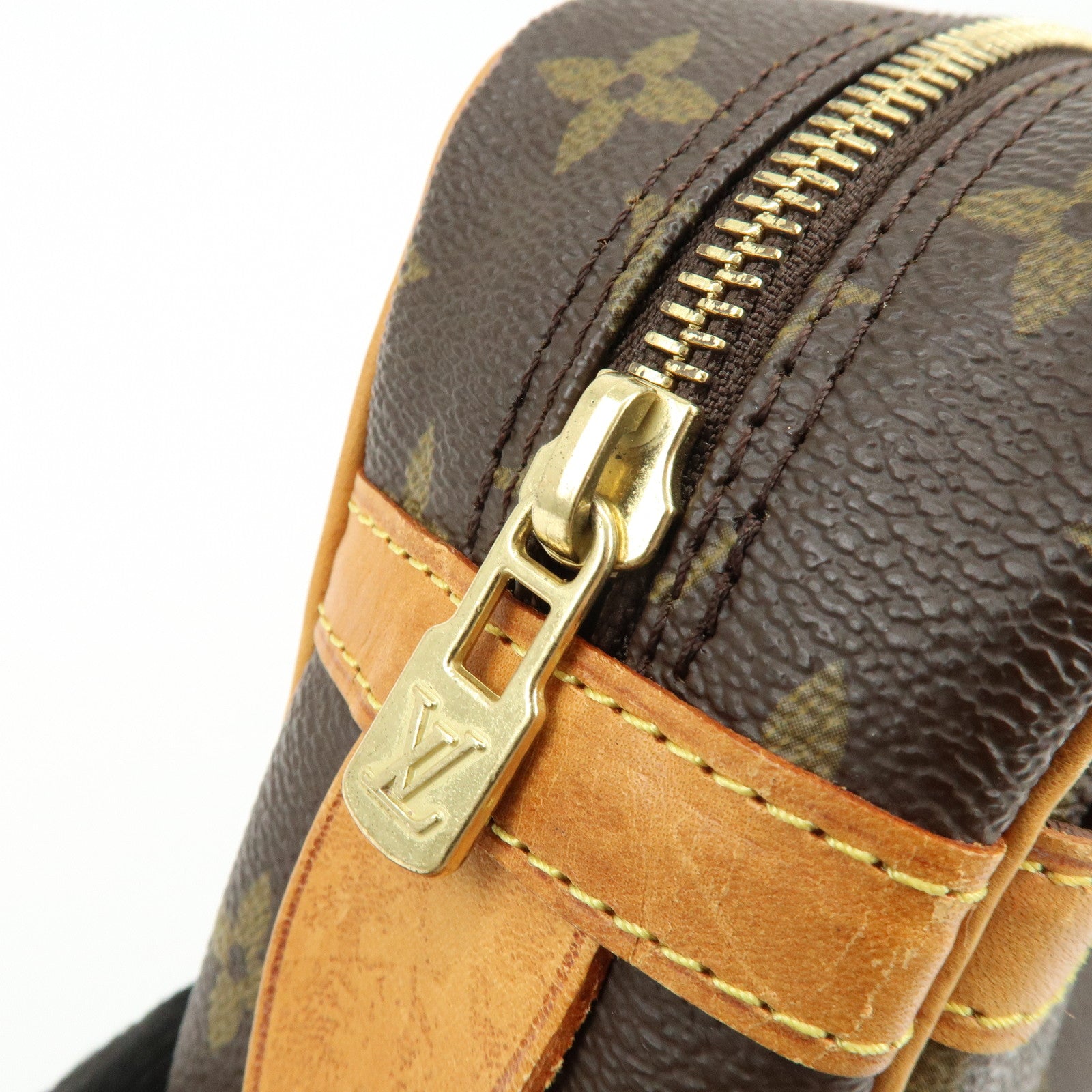 Louis Vuitton Monogram Compiegne 28 Pouch Clutch Bag Brown M51845