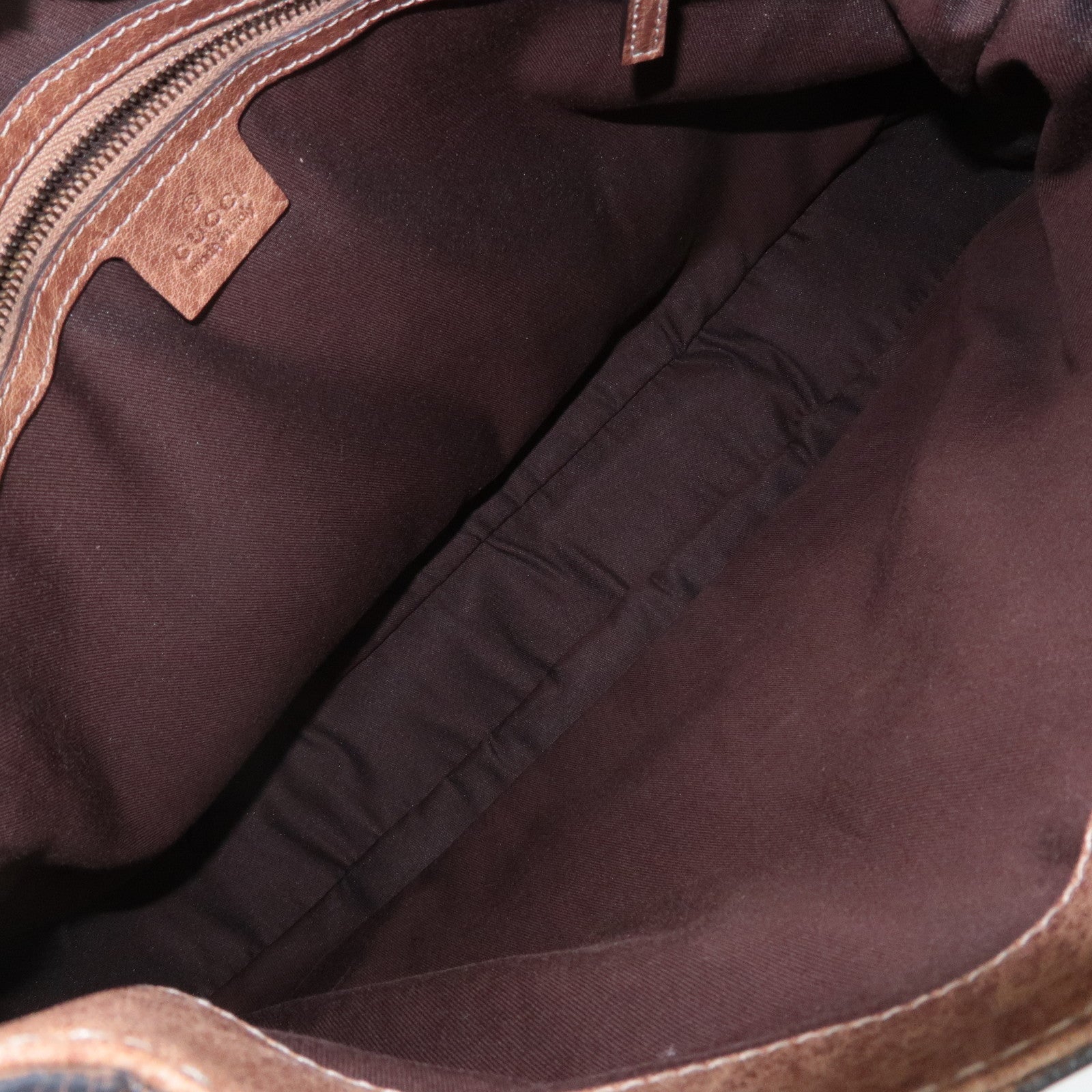 GUCCI New Pelham Leather 2Way Bag Shoulder Bag Brown 223955 Used