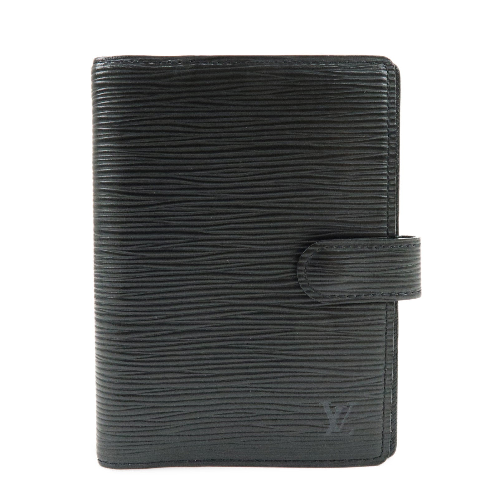 Louis Vuitton Epi Agenda PM Planner Cover Noir R20052