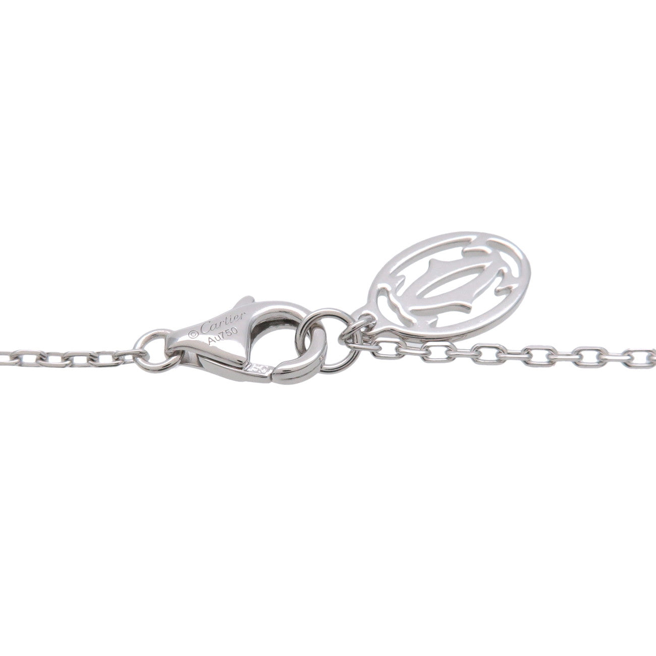 Cartier Diamants Legers Necklace SM Diamond D'amour 0.09ct 750WG