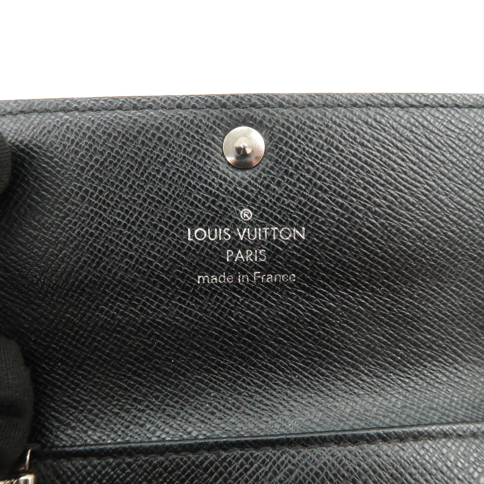 Louis Vuitton Damier Graphite Multicle 6 Key Case Gray Black N62662