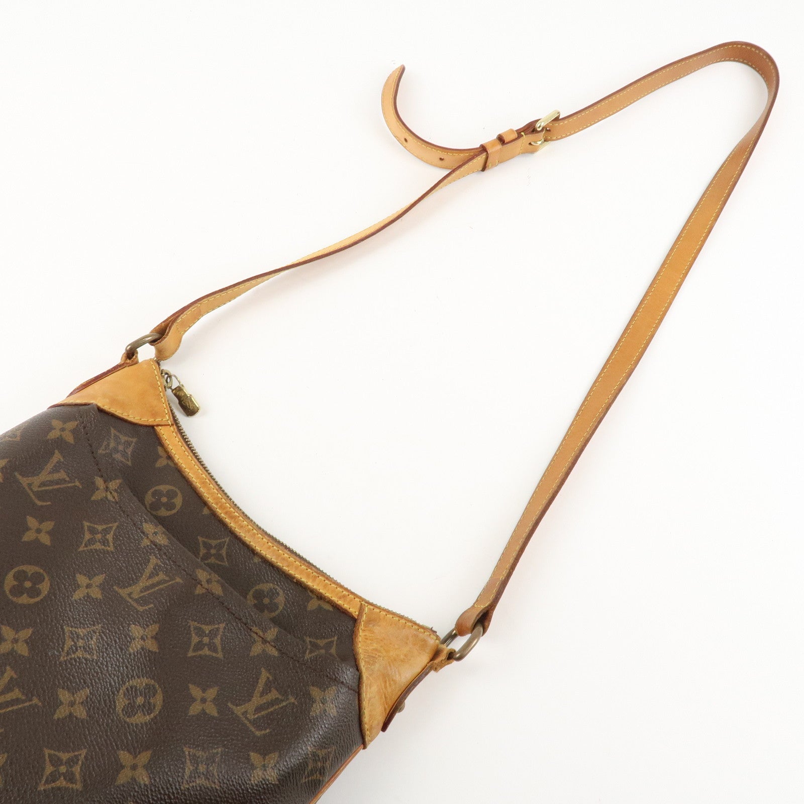 Louis Vuitton Monogram Odeon PM Crossbody Bag Shoulder Bag Brown M56390 Used
