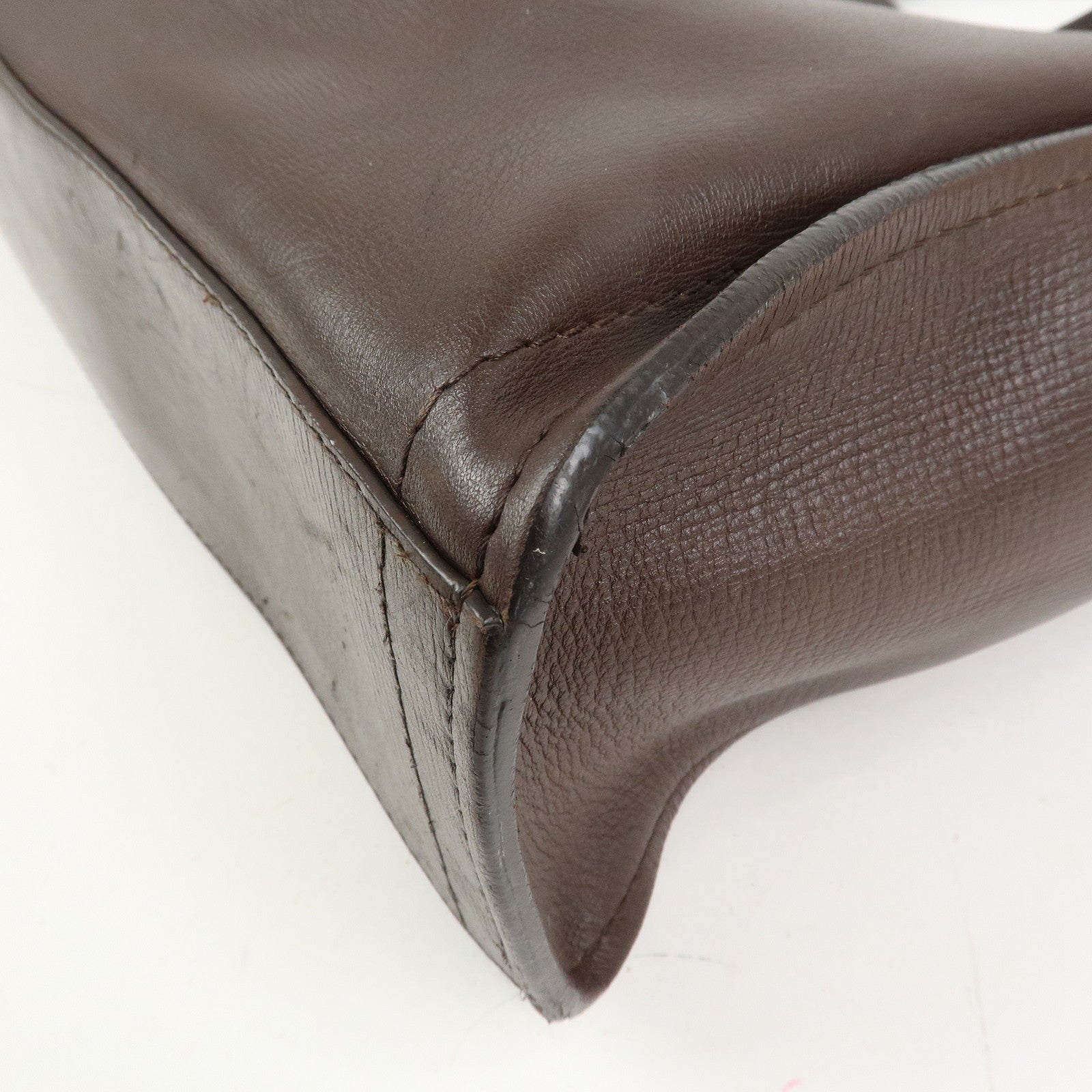 Louis Vuitton Mohican Calf Leather Tote Bag Brown Cafe M92531