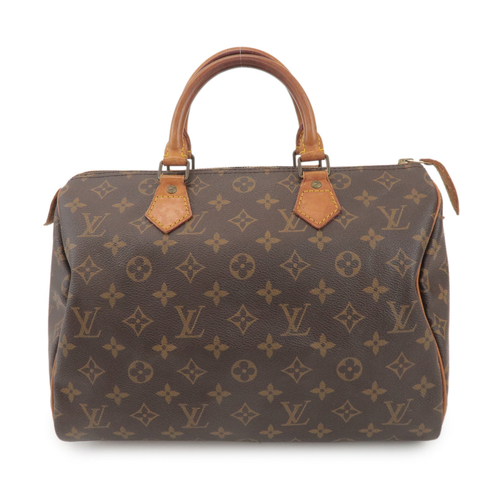 Louis Vuitton Monogram Speedy 30 Boston Bag Hand Bag Brown M41526