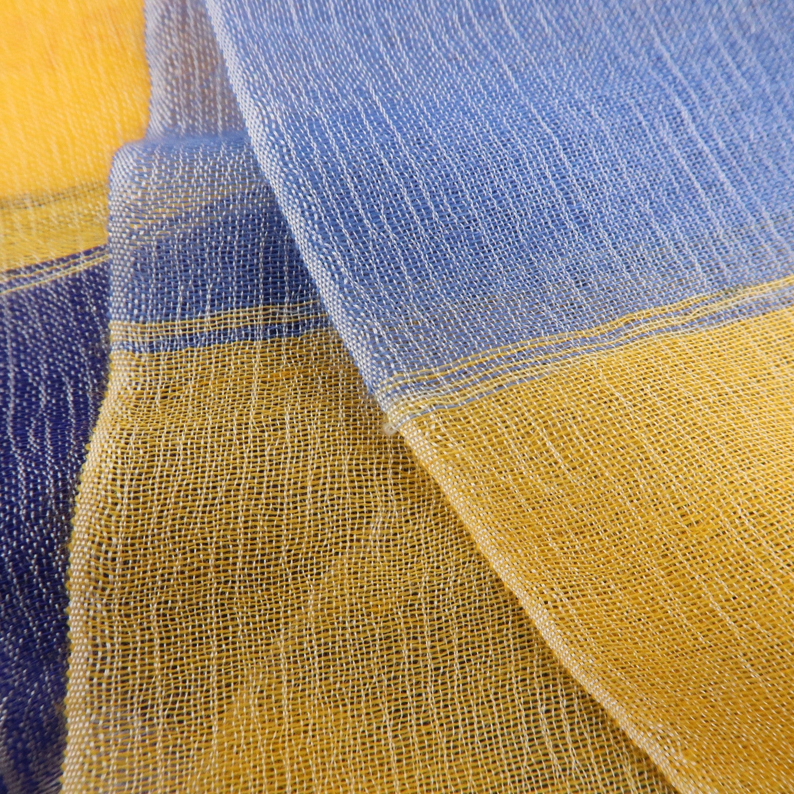 HERMES Cashmere Silk Shawl Scarf Multicolor