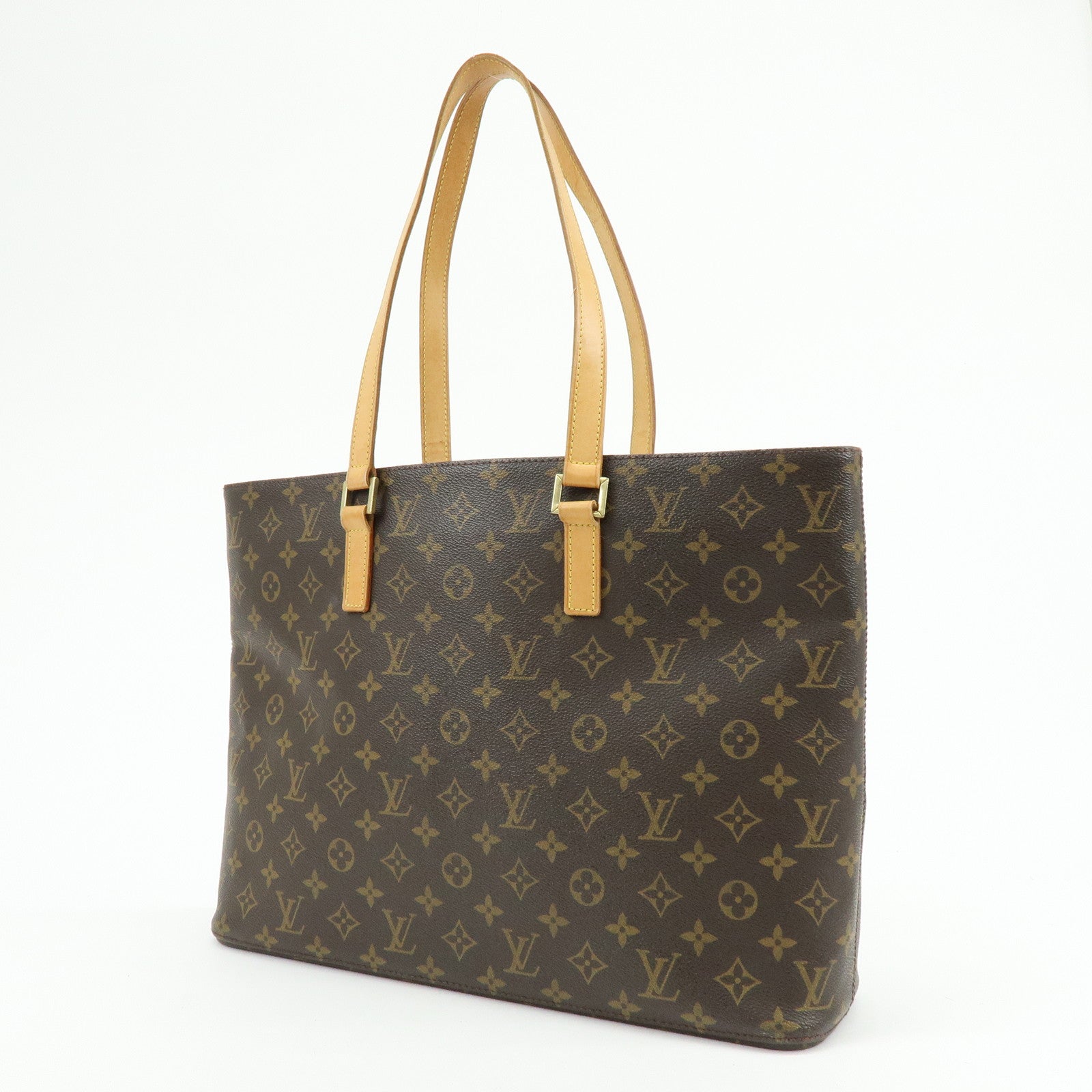 Louis Vuitton Monogram Luco Tote Bag Shoulder Bag Brown M51155