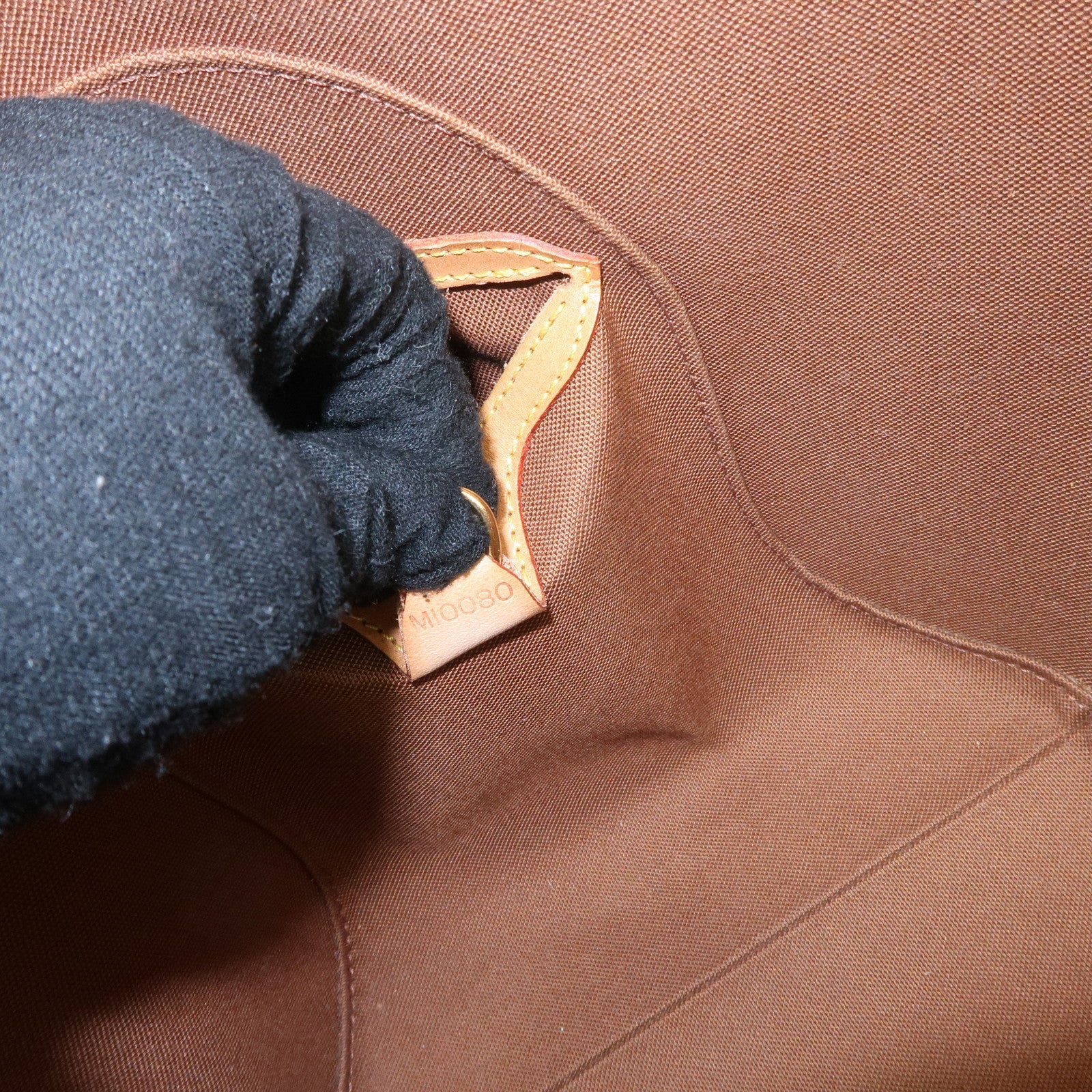 Louis Vuitton Monogram Ellipse PM Hand Bag Brown Gold Hardware M51127 Used