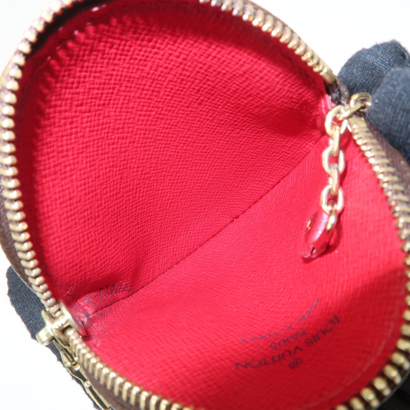Louis Vuitton Monogram Cherry Porte Monnaie Rond Coin Case M95043