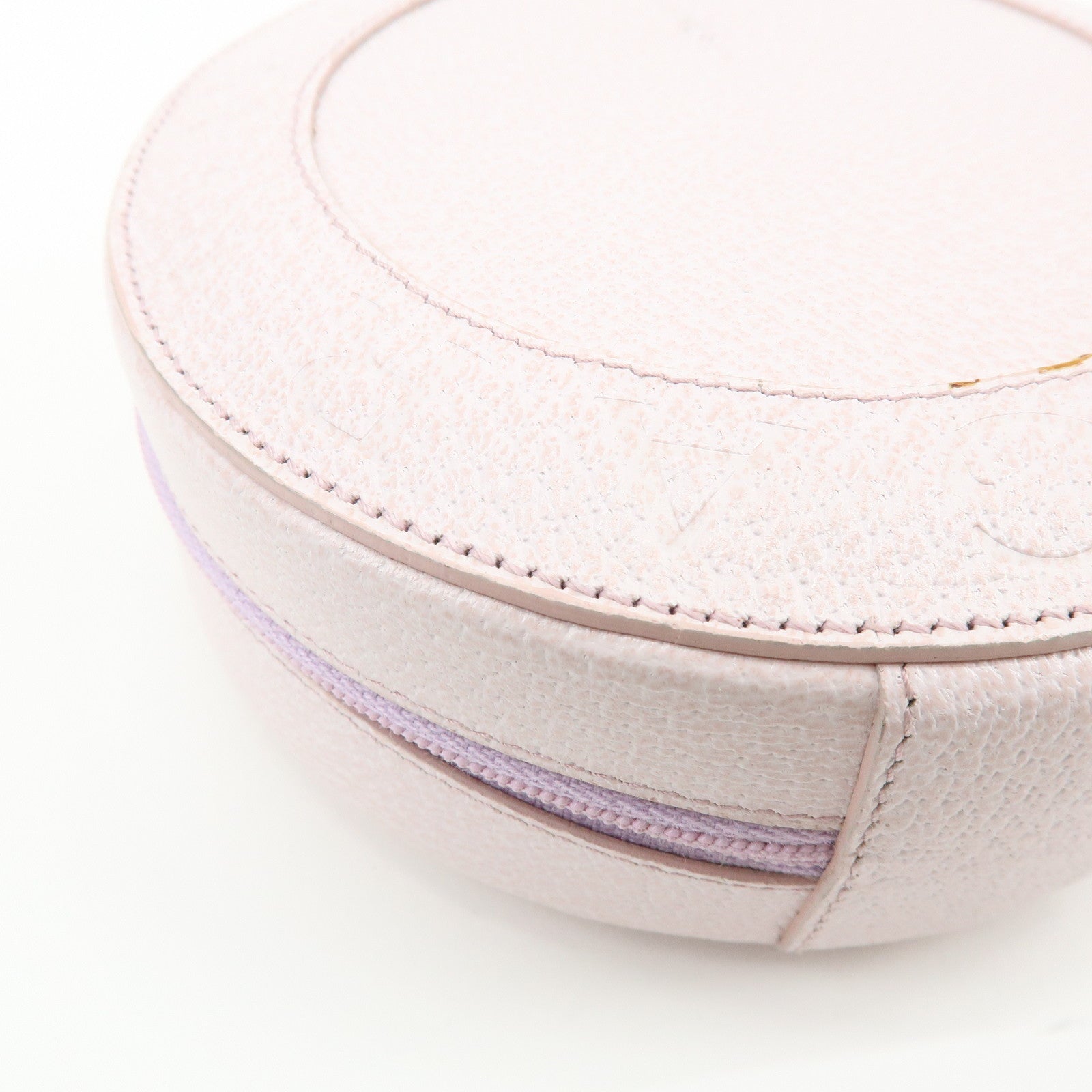 BVLGARI B-Zero1 Yo-Yo Leather Shoulder Bag Crossbody Bag Light Pink