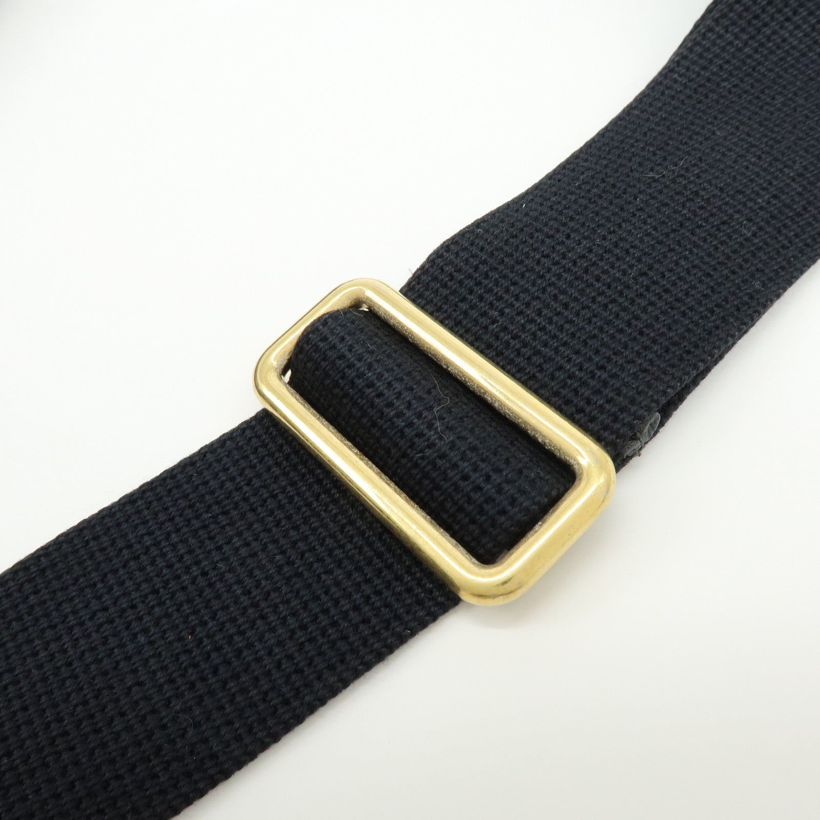 SAINT LAURENT PARIS Muse Leather Canvas Shoulder Bag Dark Brown