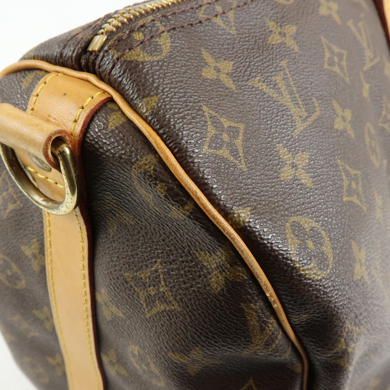 Louis Vuitton Monogram Keep All Bandouliere 50 Boston Bag M41416