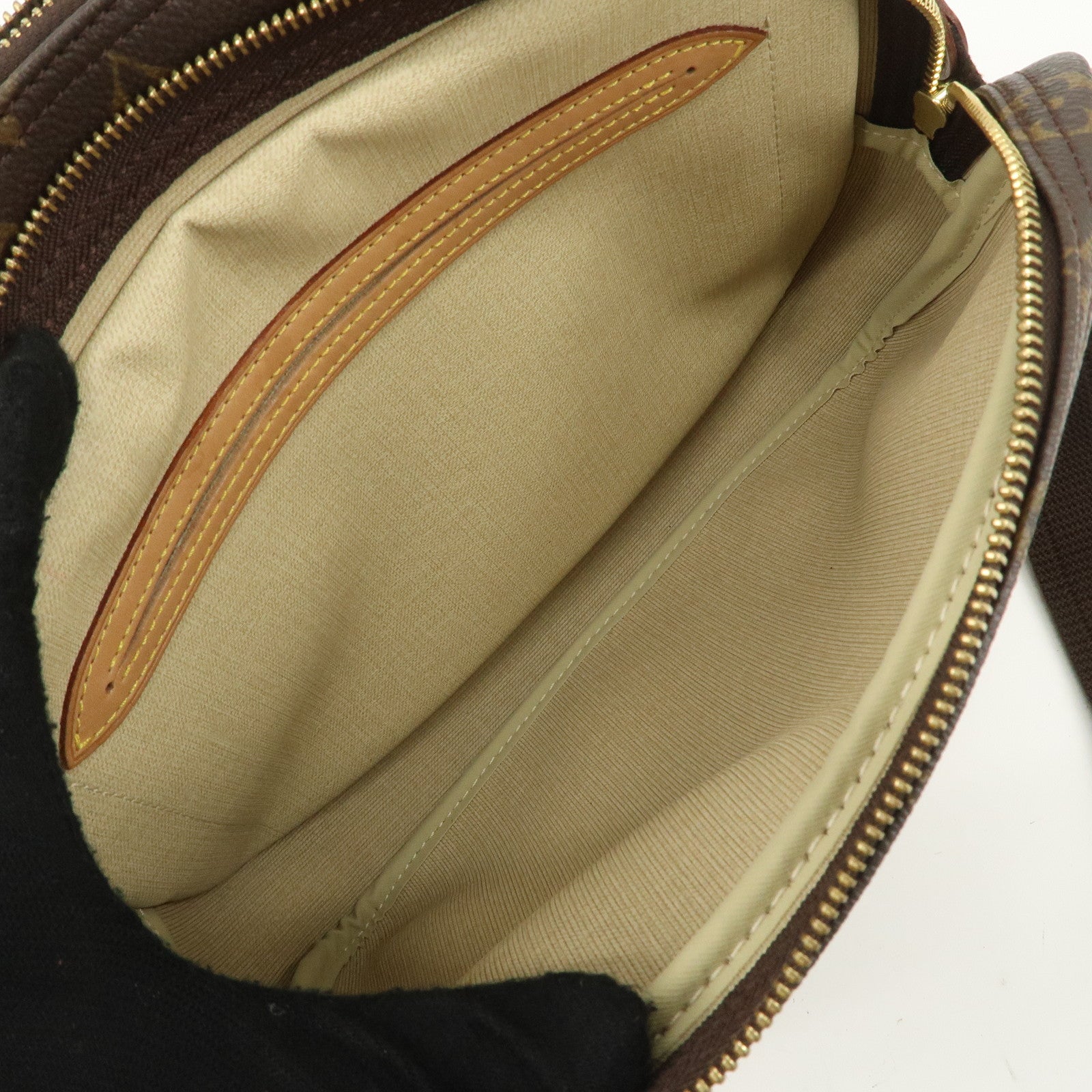 Louis Vuitton Monogram Reporter PM Shoulder Bag Brown M45254 Used