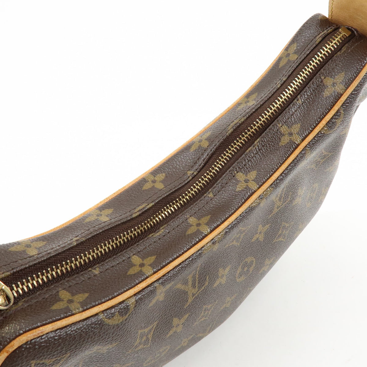 Louis Vuitton Monogram Croissant MM Shoulder Bag Brown M51512
