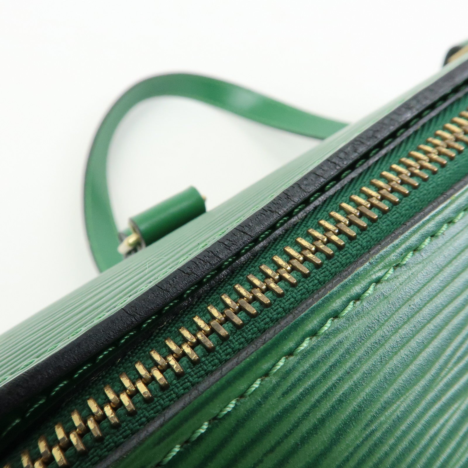 Louis Vuitton Epi Soufflot Hand Bag Borneo Green M52224